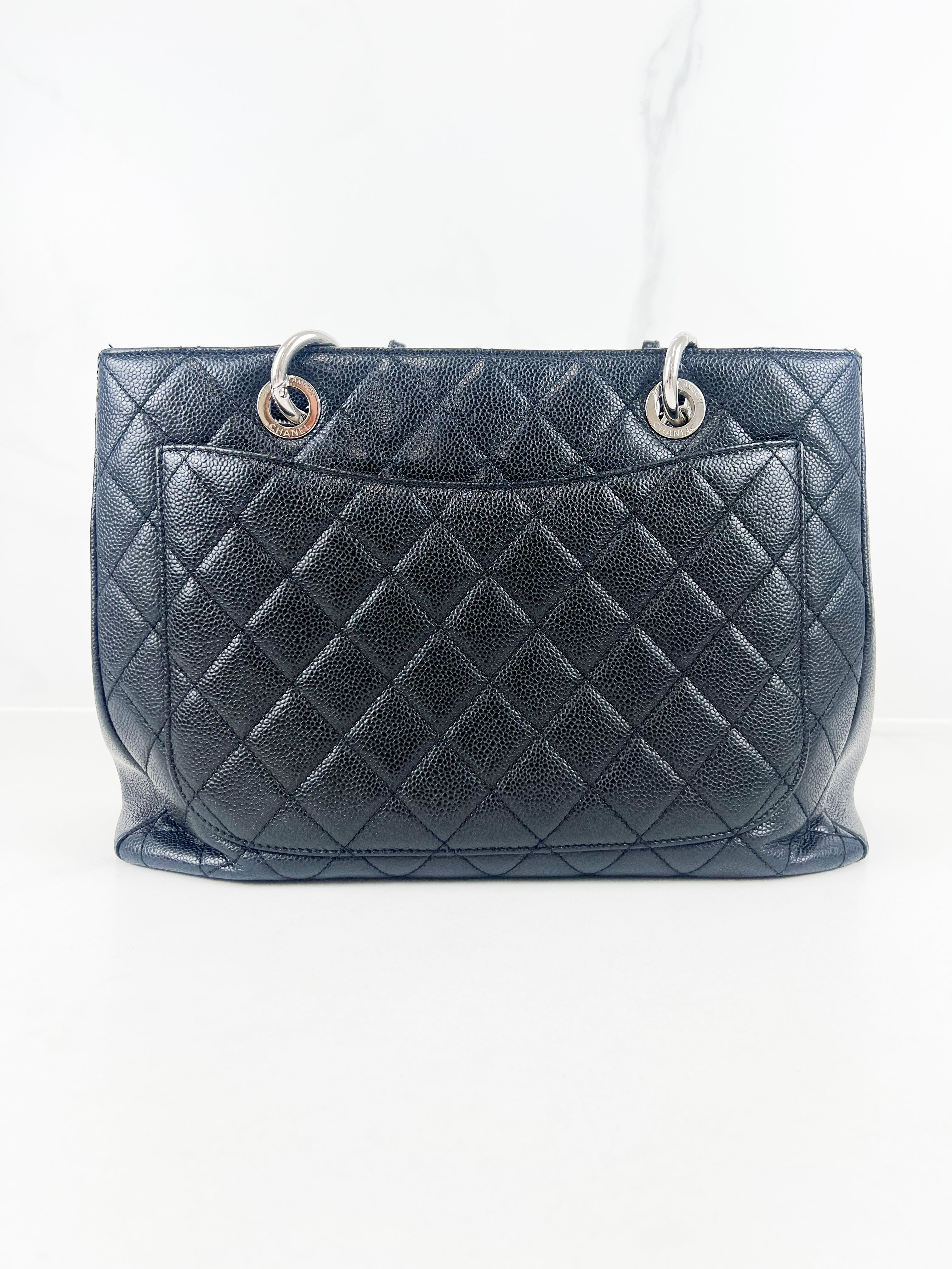 Chanel CC Black Caviar GST Tote
