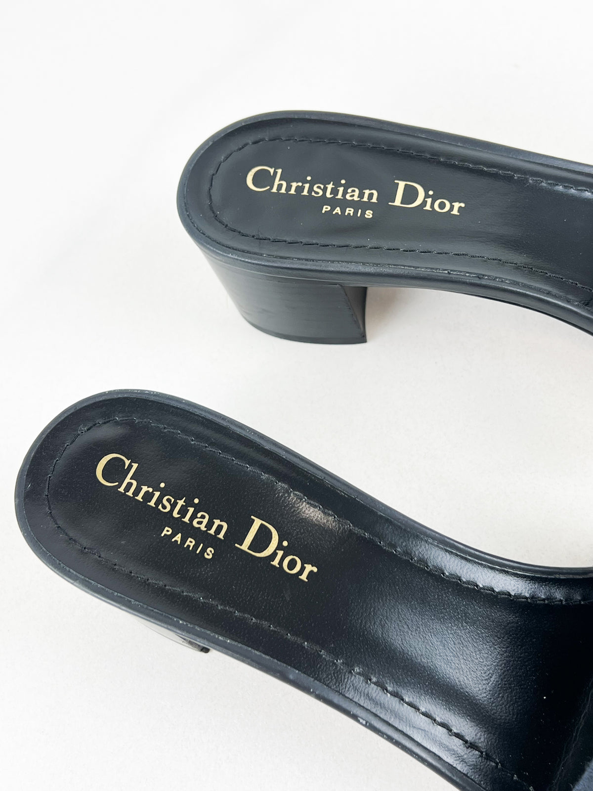 Christian Dior Dway Mule Slides Size 40.5