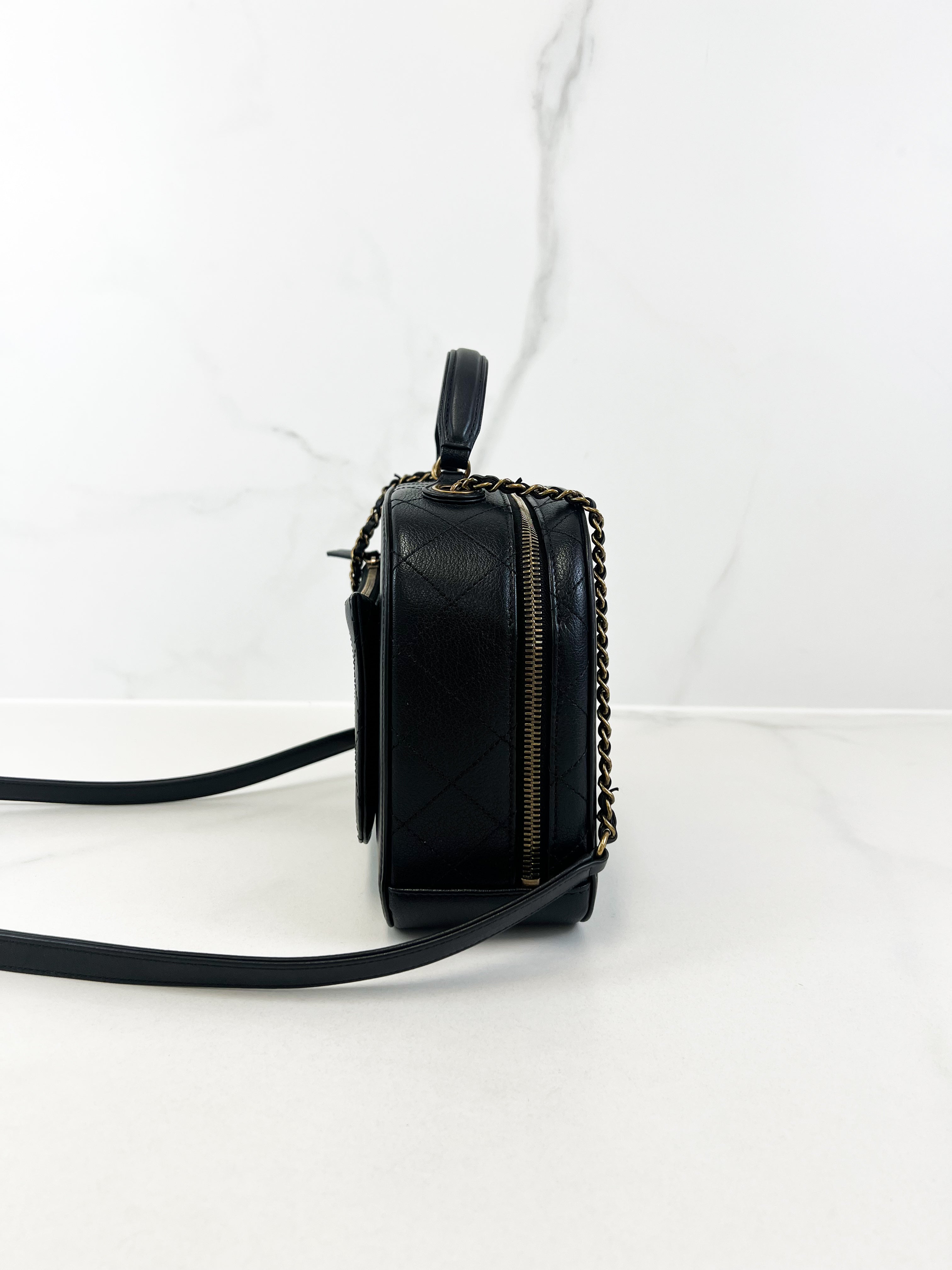 Chanel Black Small Vanity