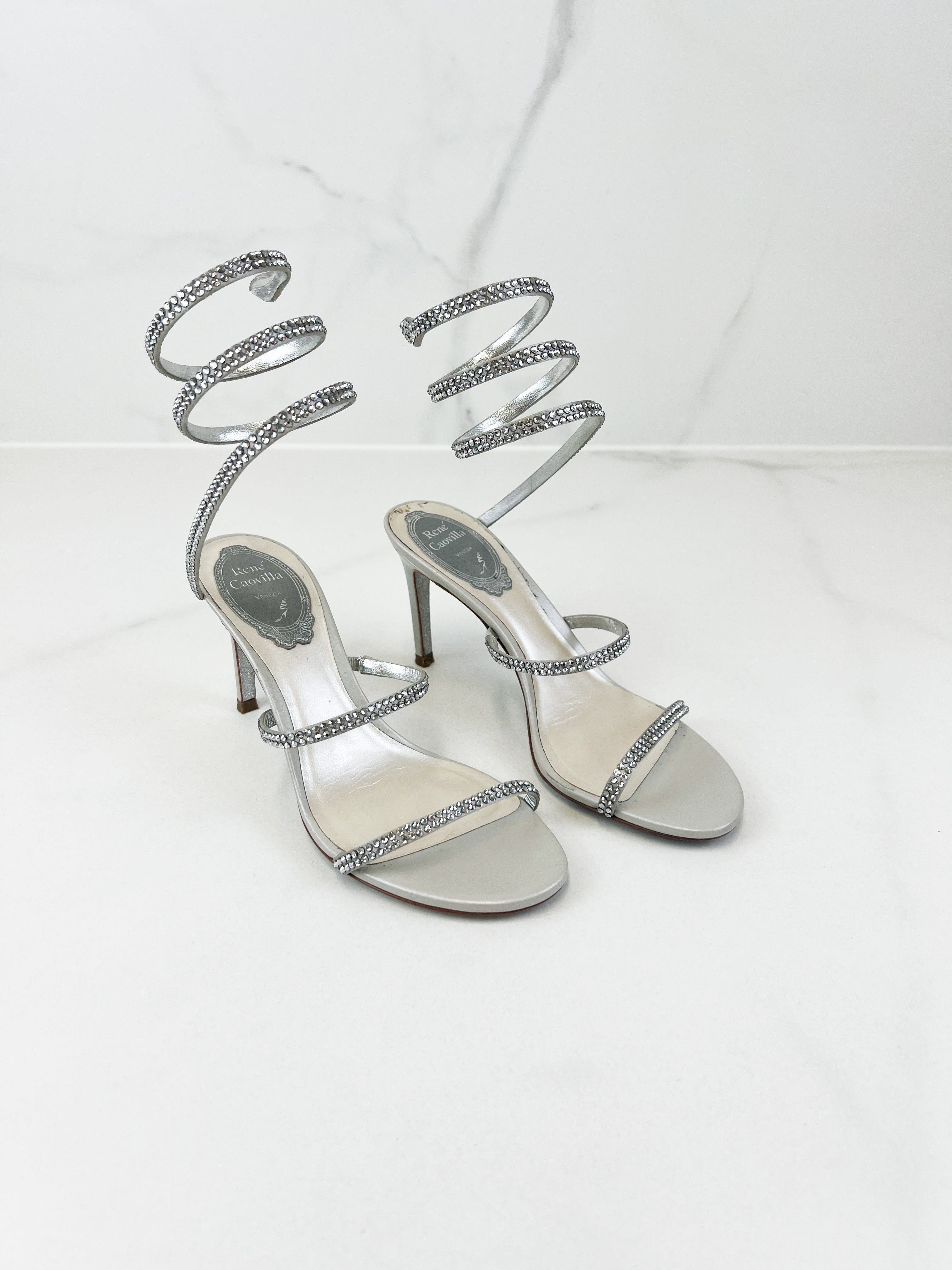Rene Caovilla Cleo Sandal 75mm Size 35
