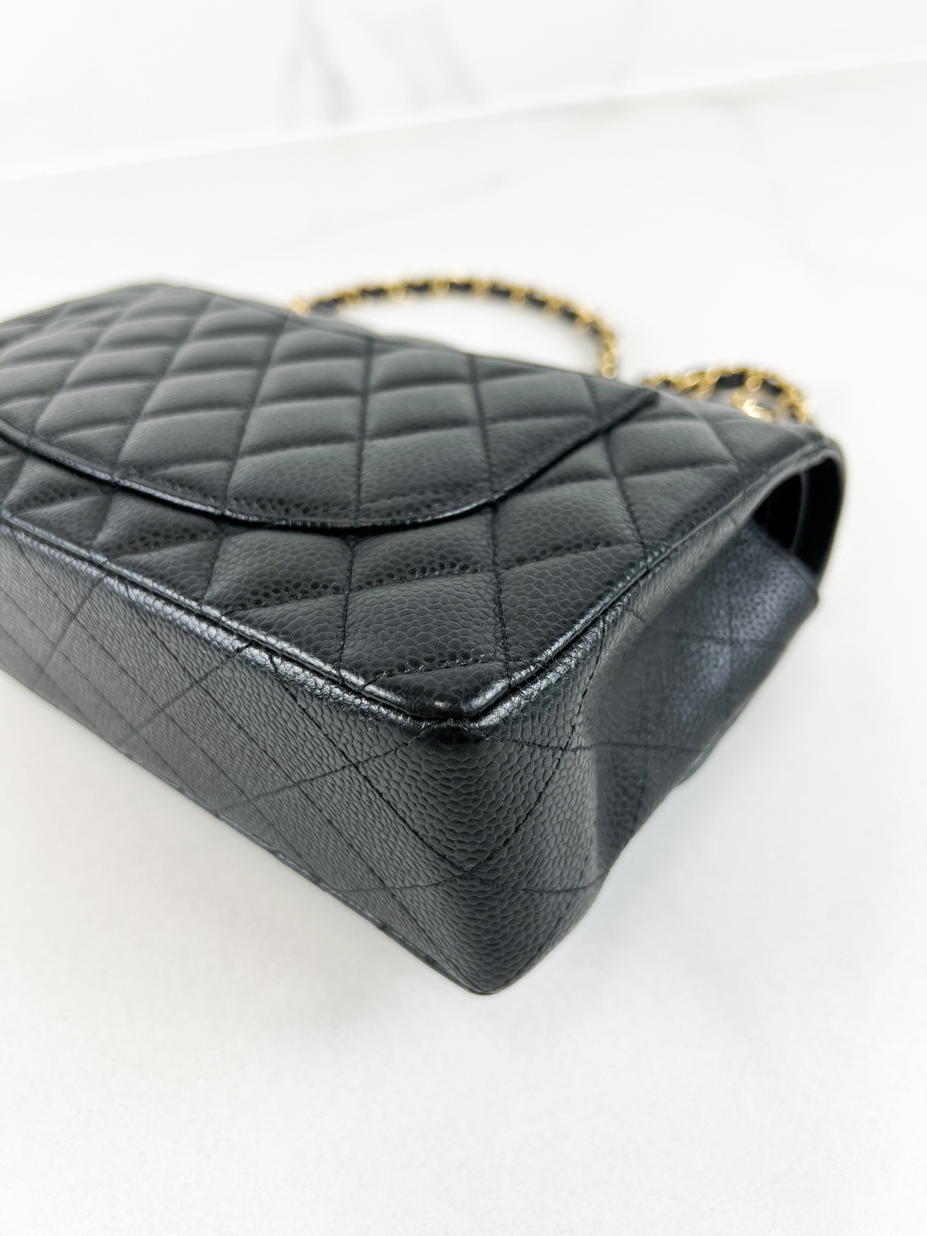 Chanel Small Classic Double Flap Caviar Shoulder Bag
