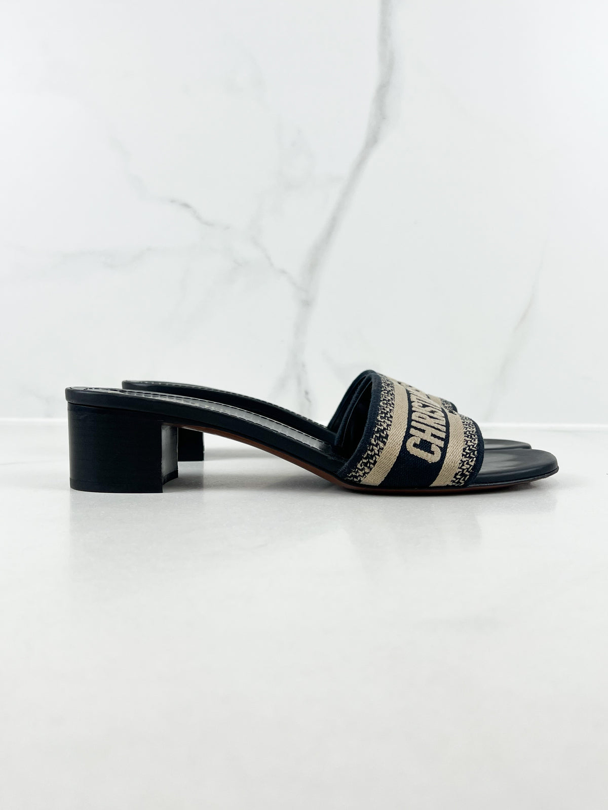 Christian Dior Dway Mule Slides Size 40.5