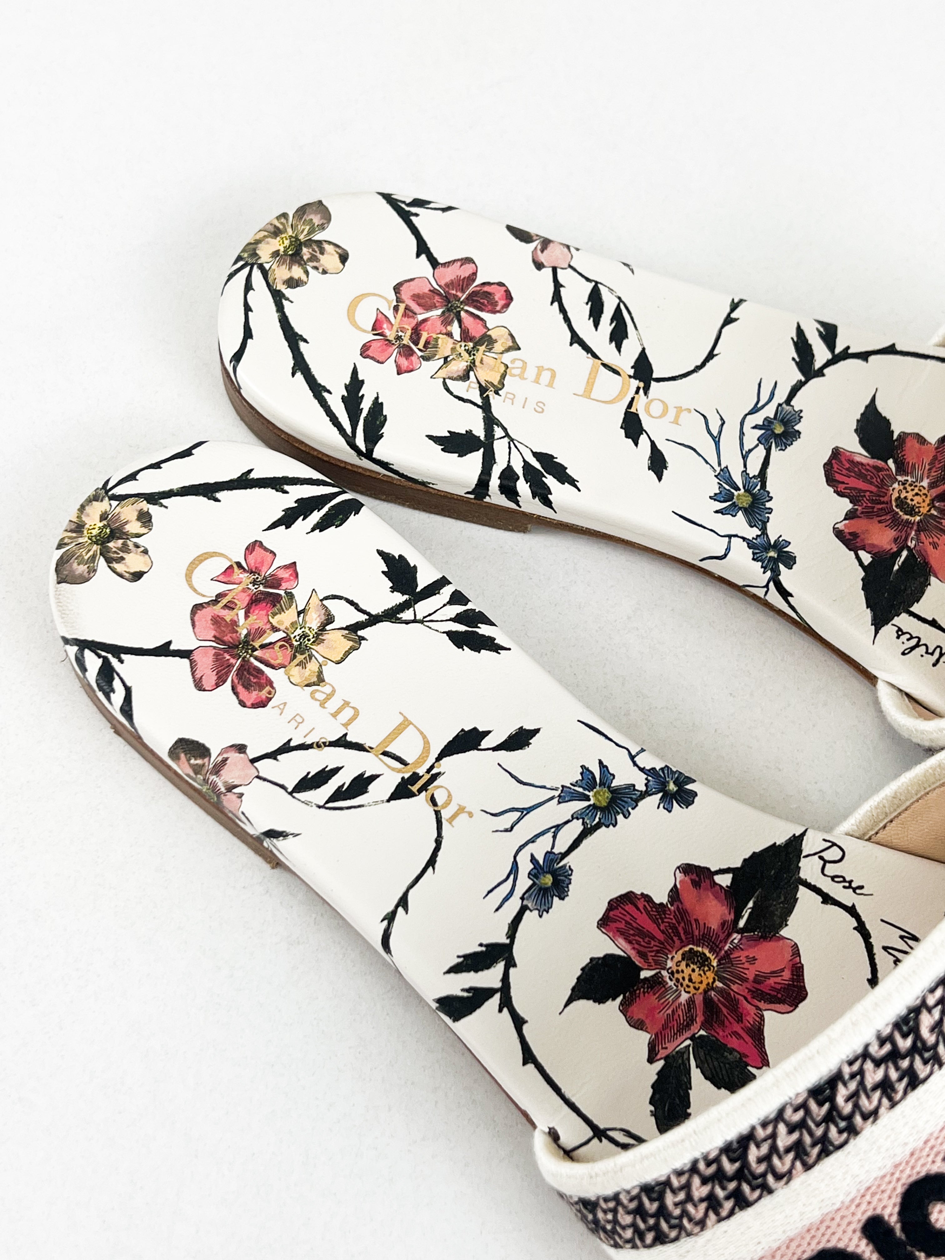 Christian Dior Dway Slides Size 36