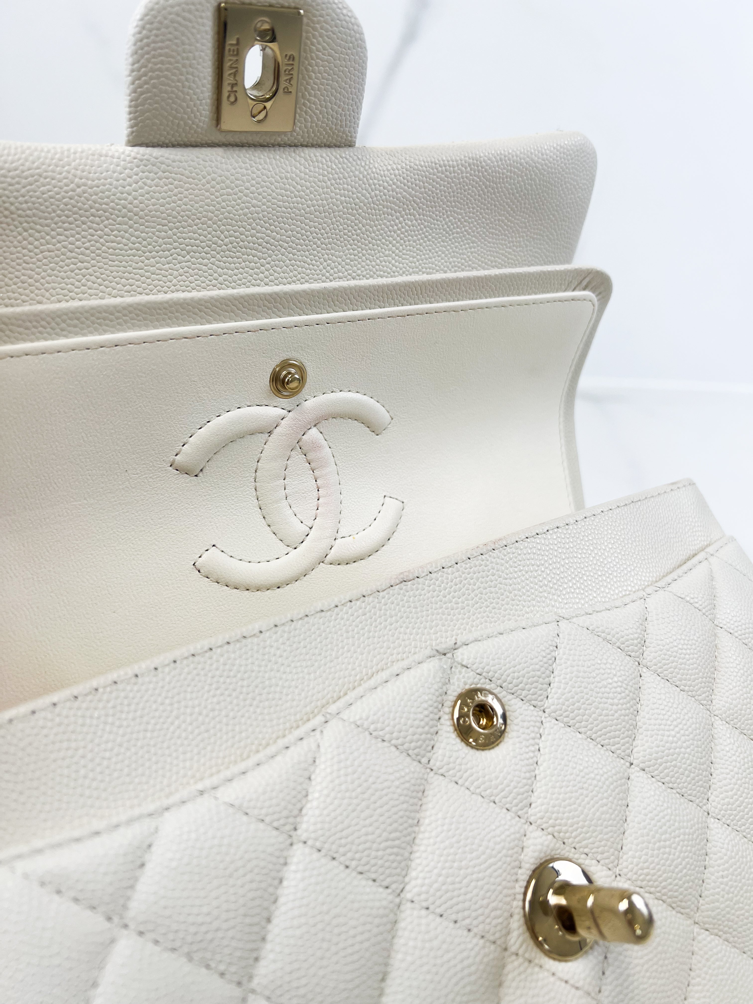 Chanel Small Classic Double Flap Caviar Shoulder Bag