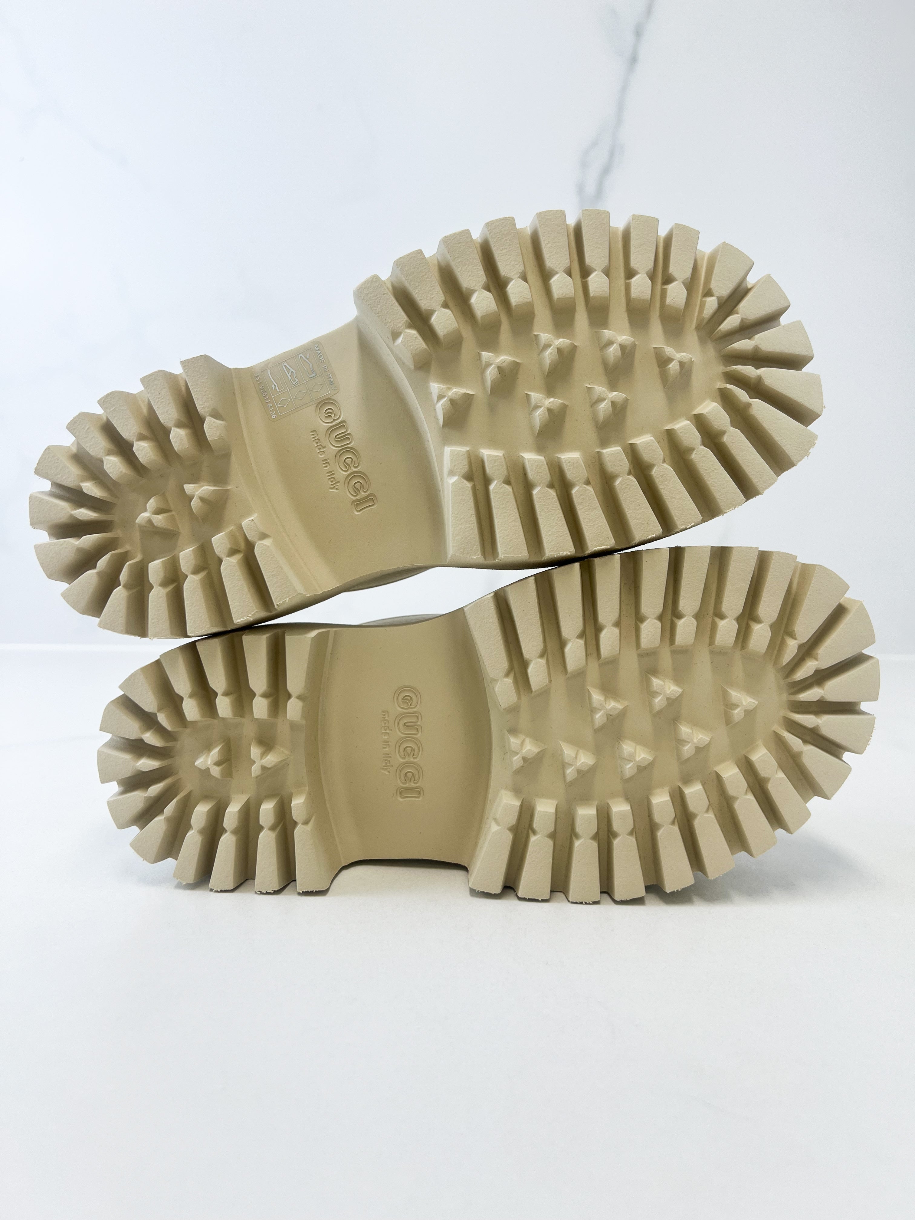 Gucci GG Rubber Platform Clog Size 37