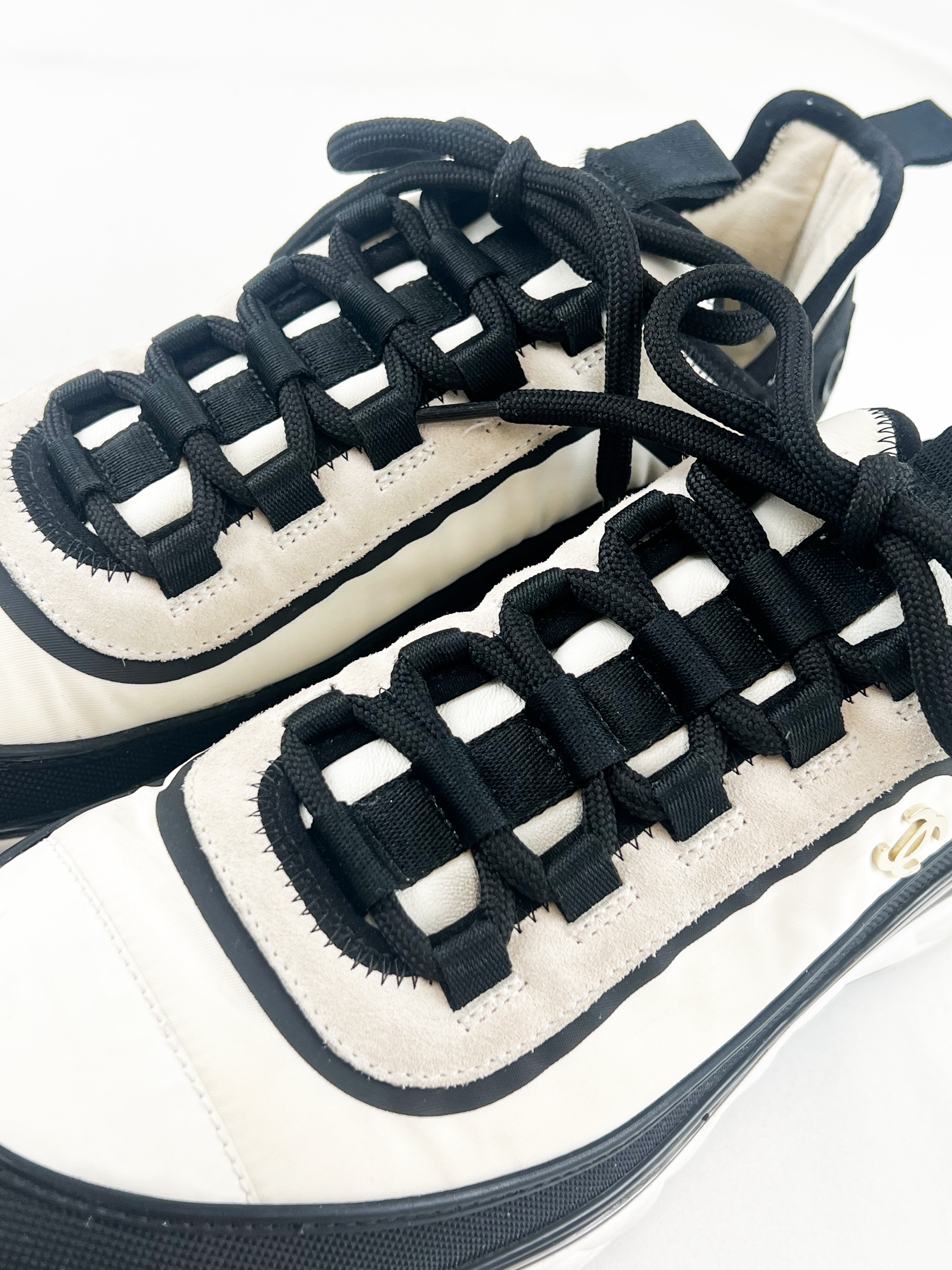 Chanel CC Logo Sneaker Size 39.5