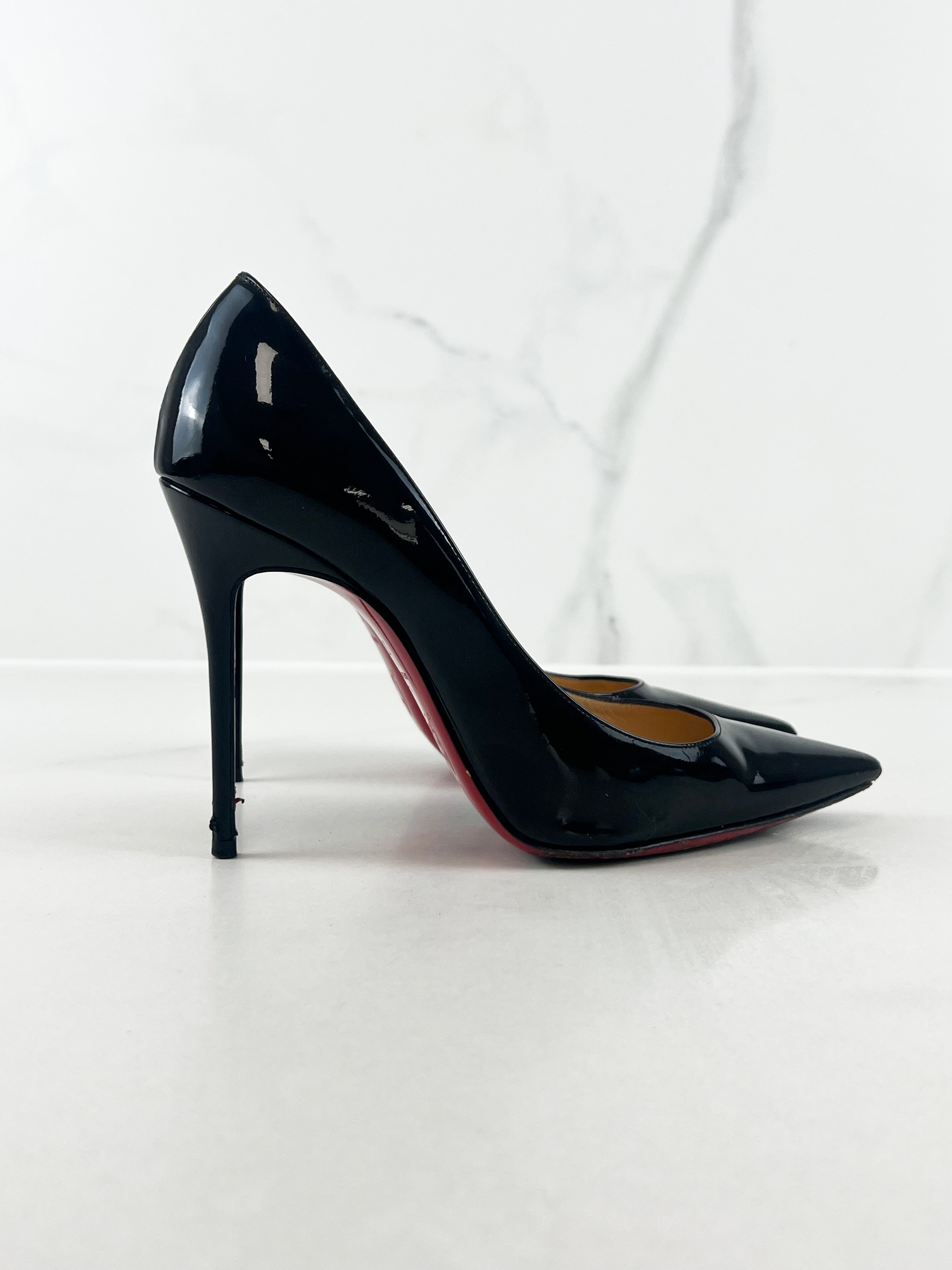 Christian Louboutin Black Decollete 100 Size 37