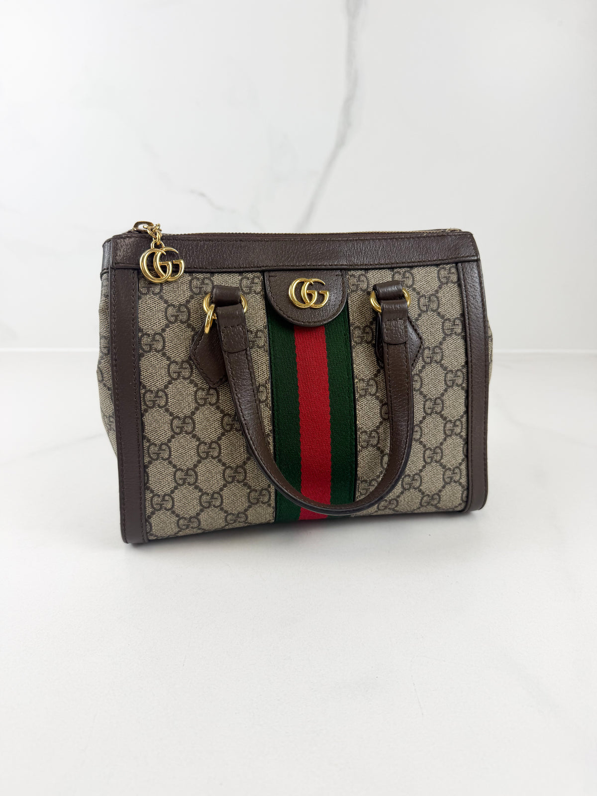 Gucci Small GG Supreme Ophidia Tote Bag