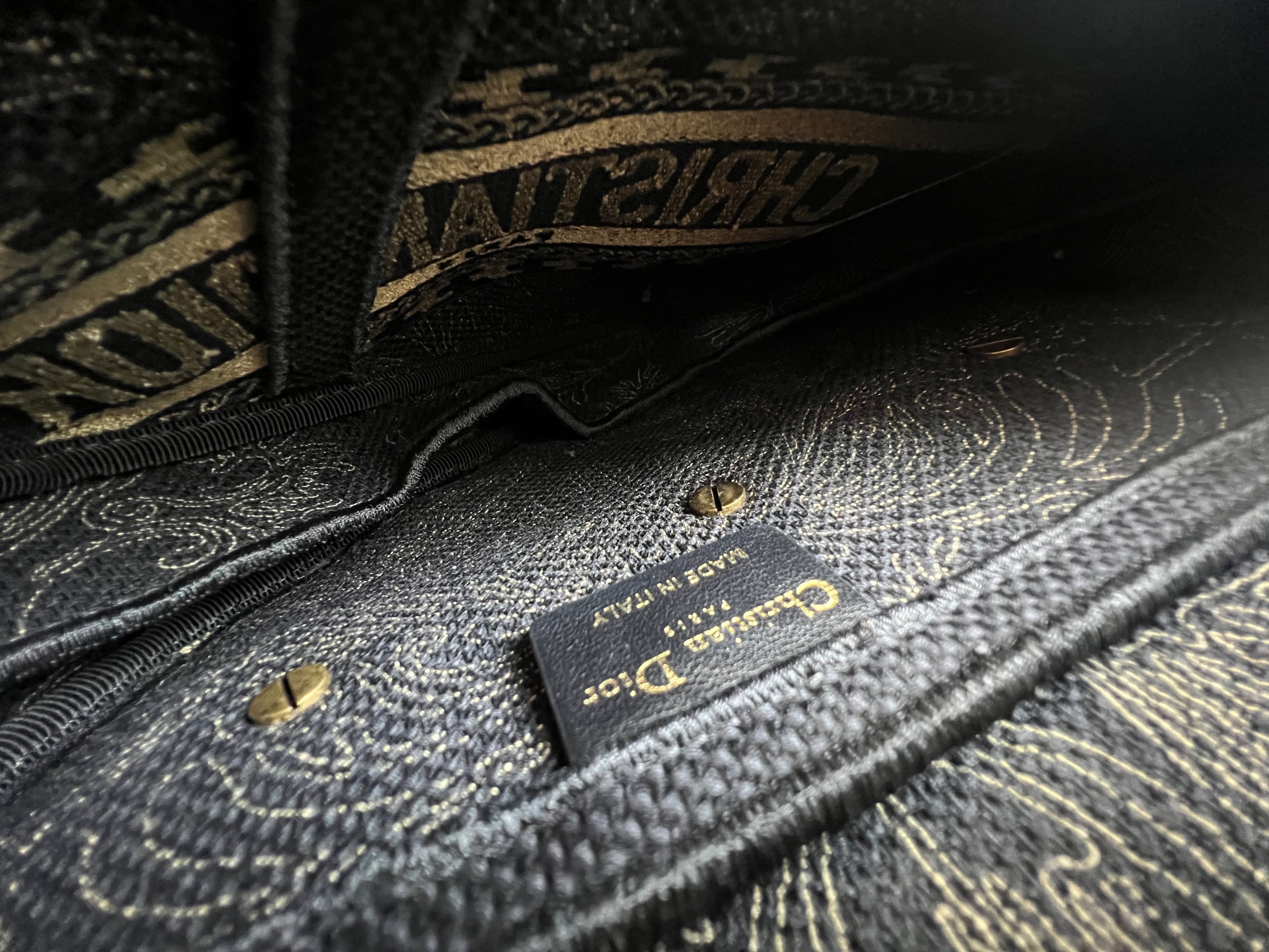 Christian Dior Medium Embroirery Saddle Bag