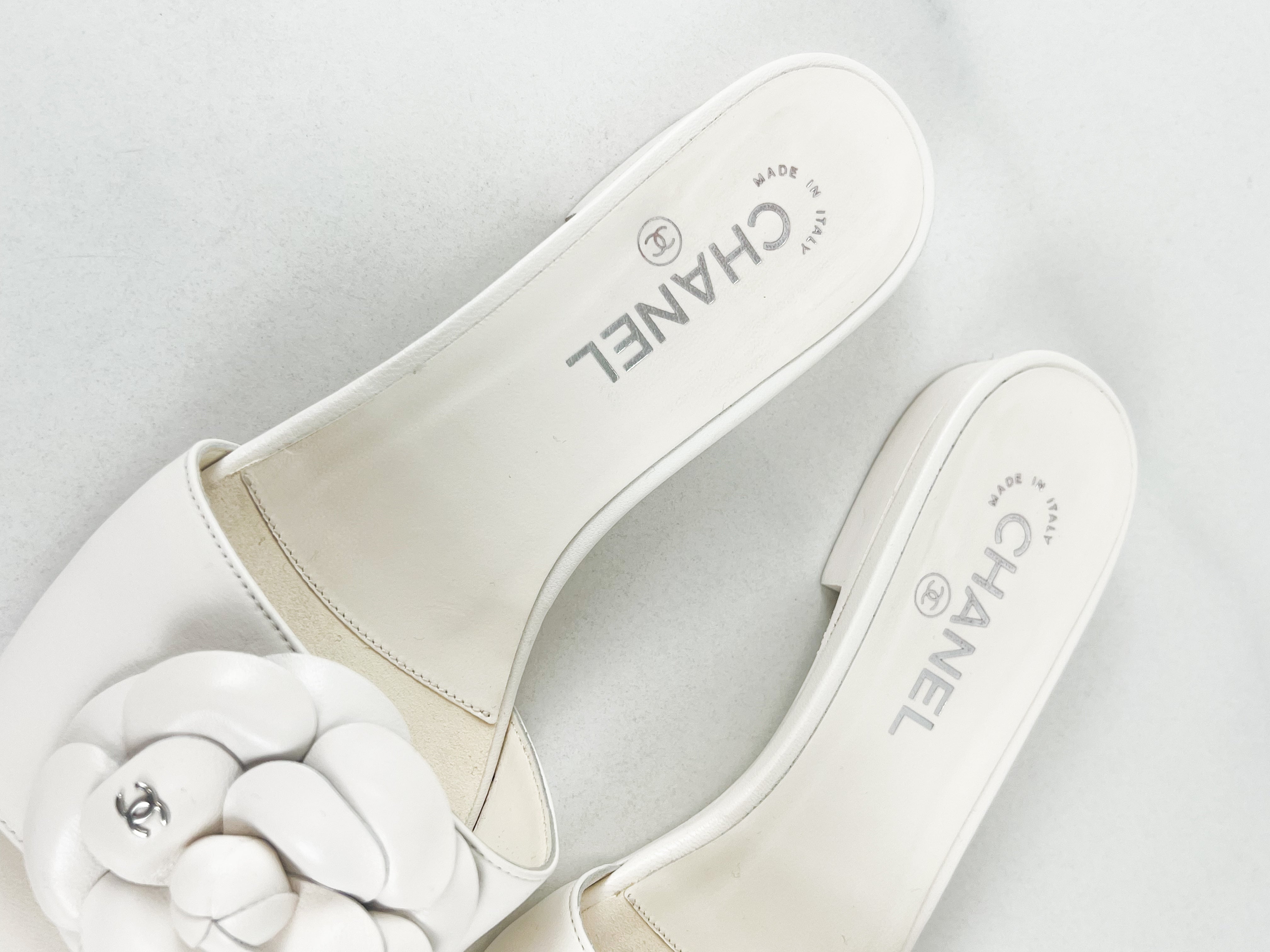 Chanel Camelia Sandal Size 39C