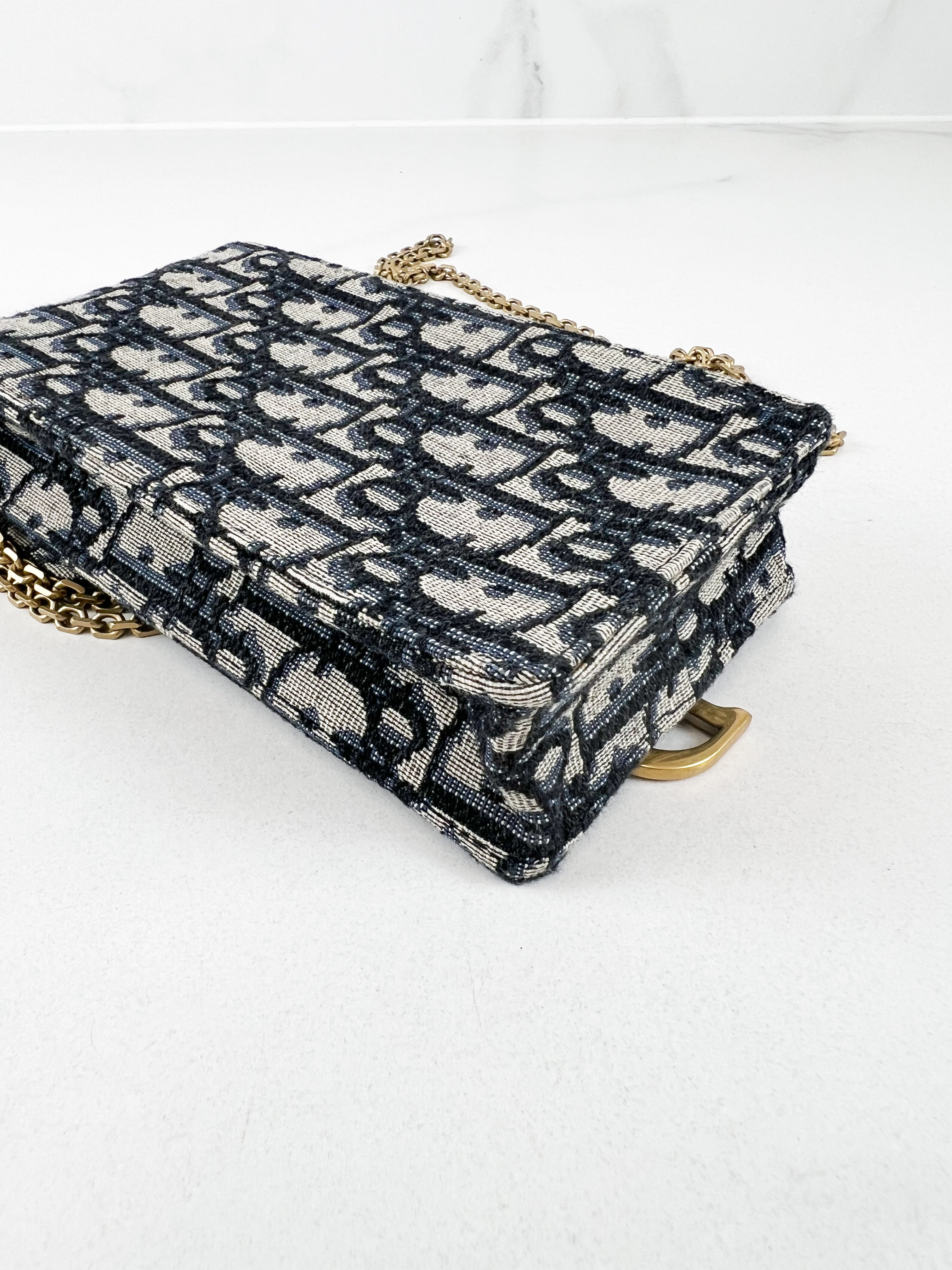 Christian Dior Oblique Vertical Saddle
