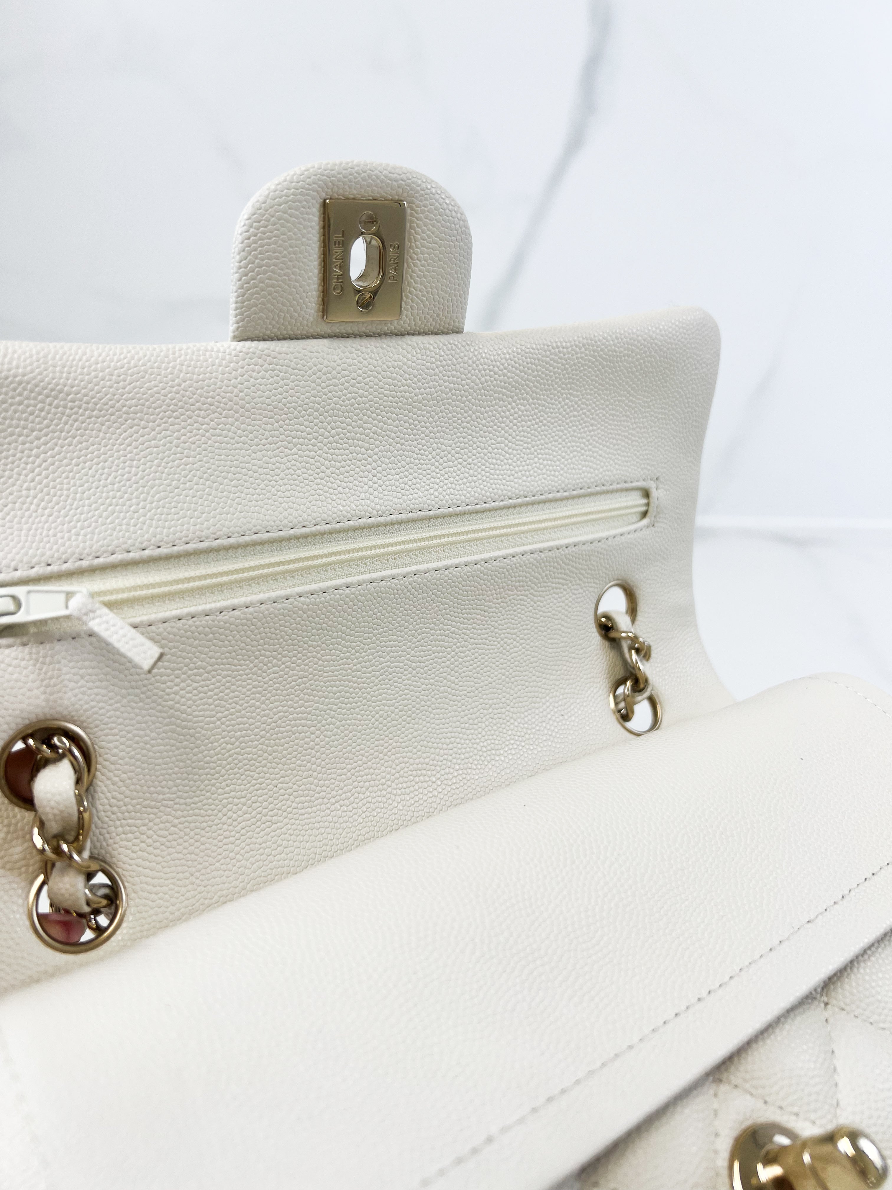 Chanel Small Classic Double Flap Caviar Shoulder Bag