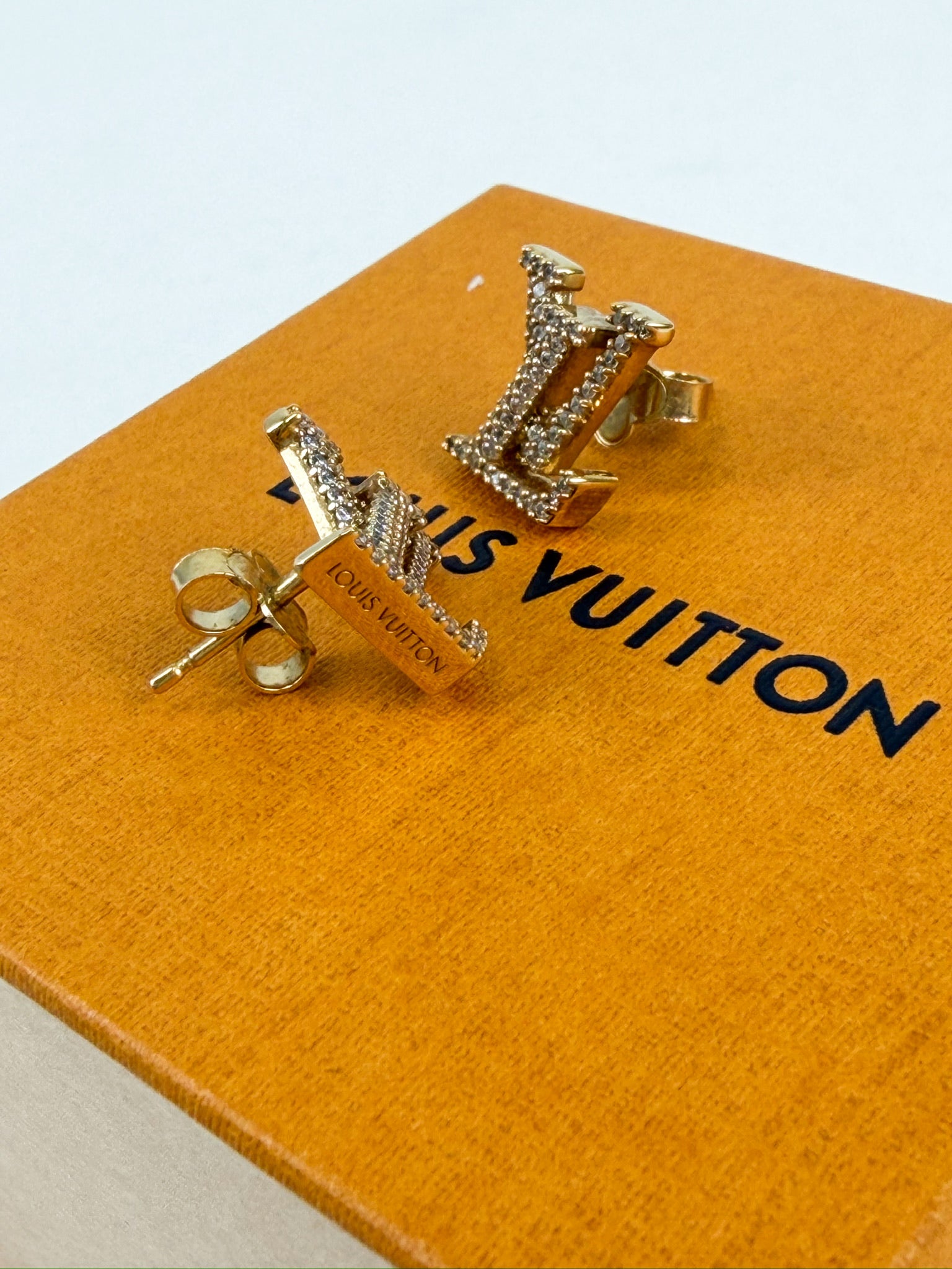 Louis Vuitton Iconic Crystal LV Studs