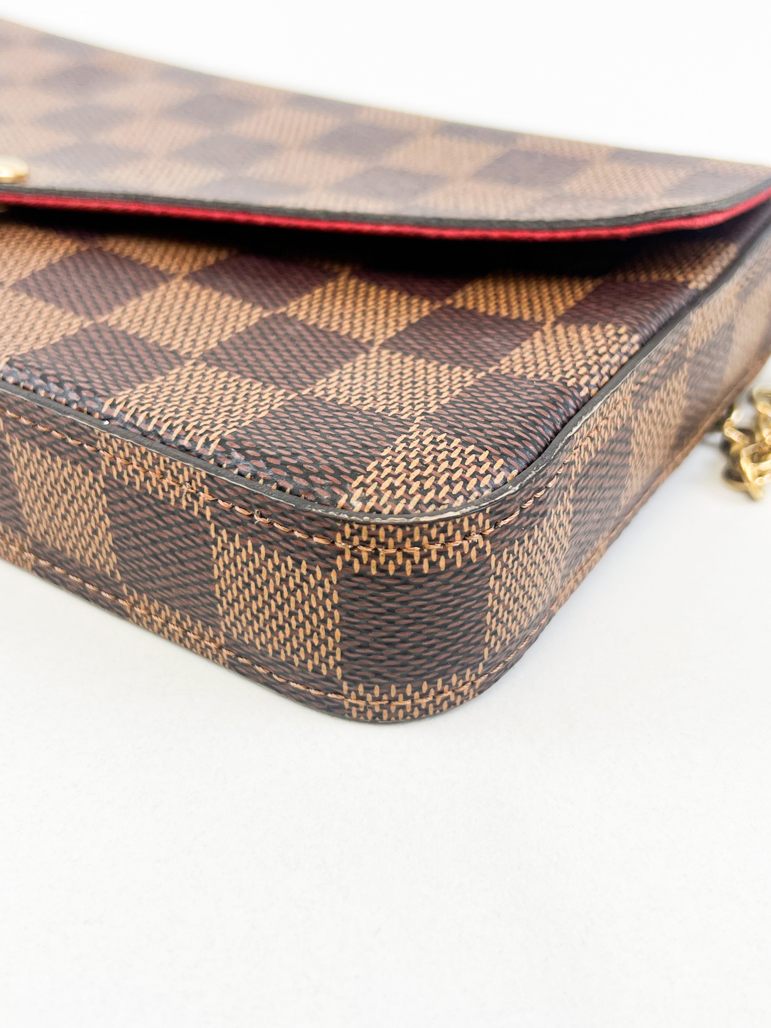Louis Vuitton Felicie Pochette Damier Ebene