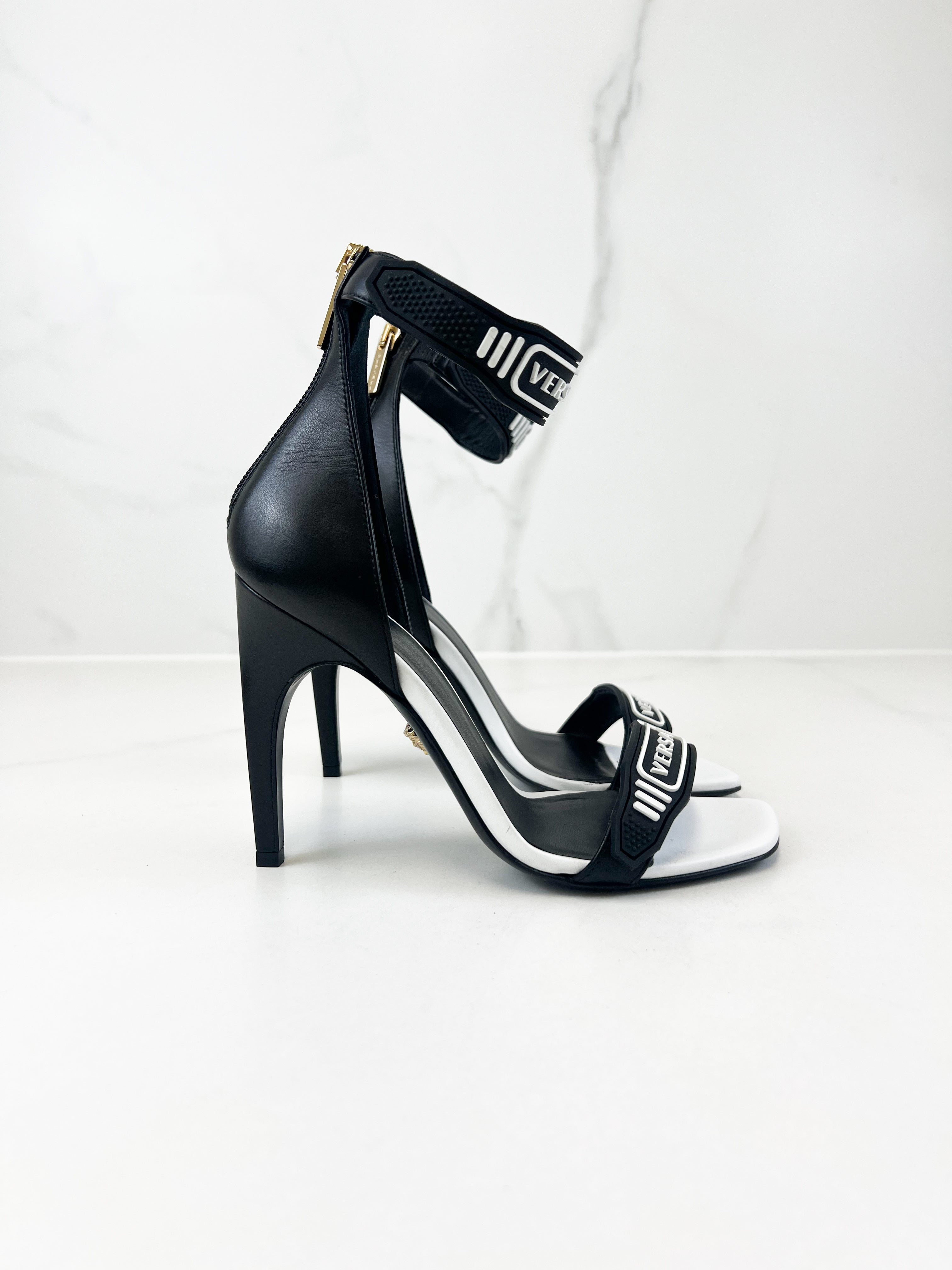 Versace Logo Strap Sandal Size 36