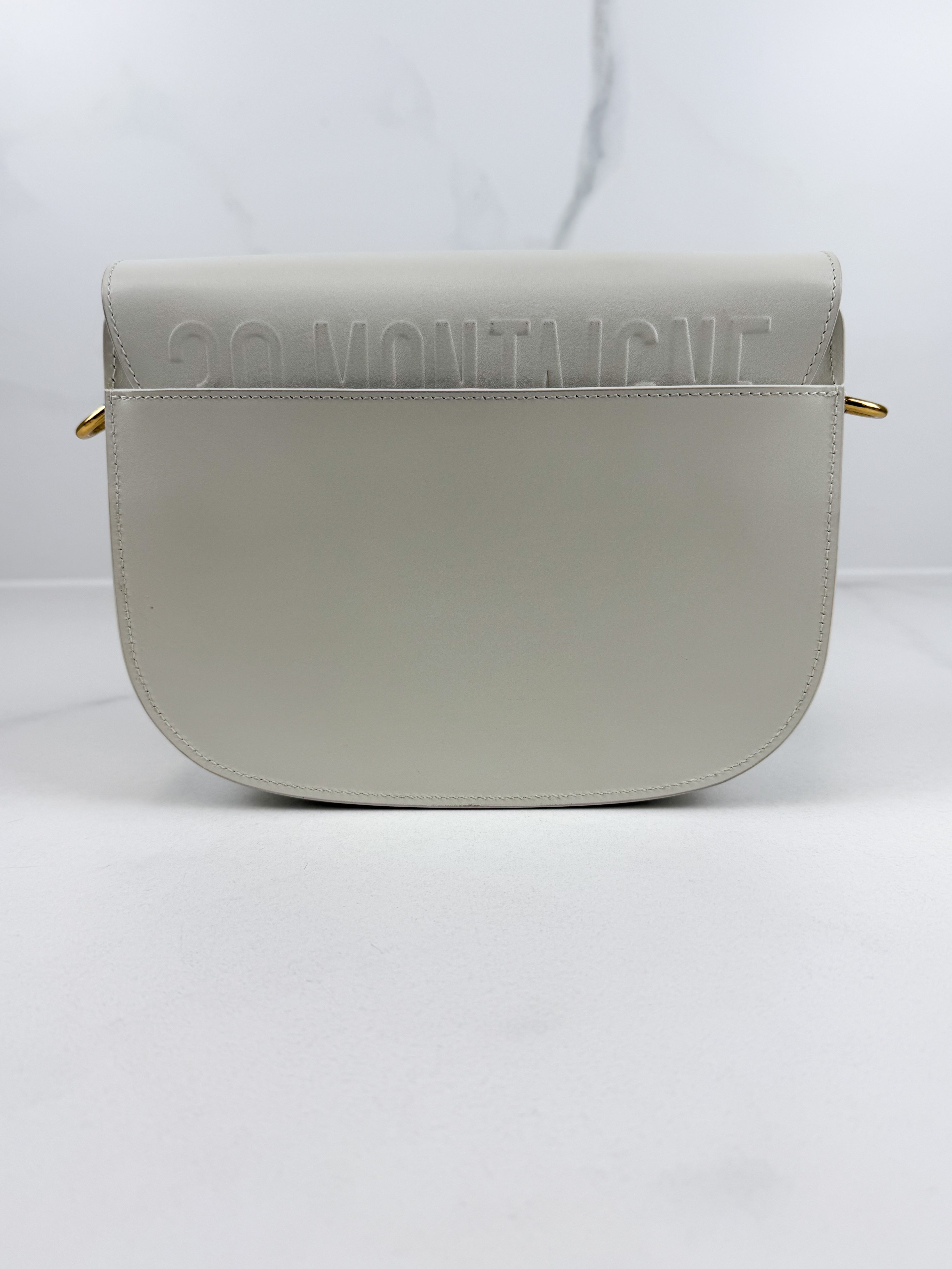 Christian Dior Bobby Medium Shoulder Bag in White