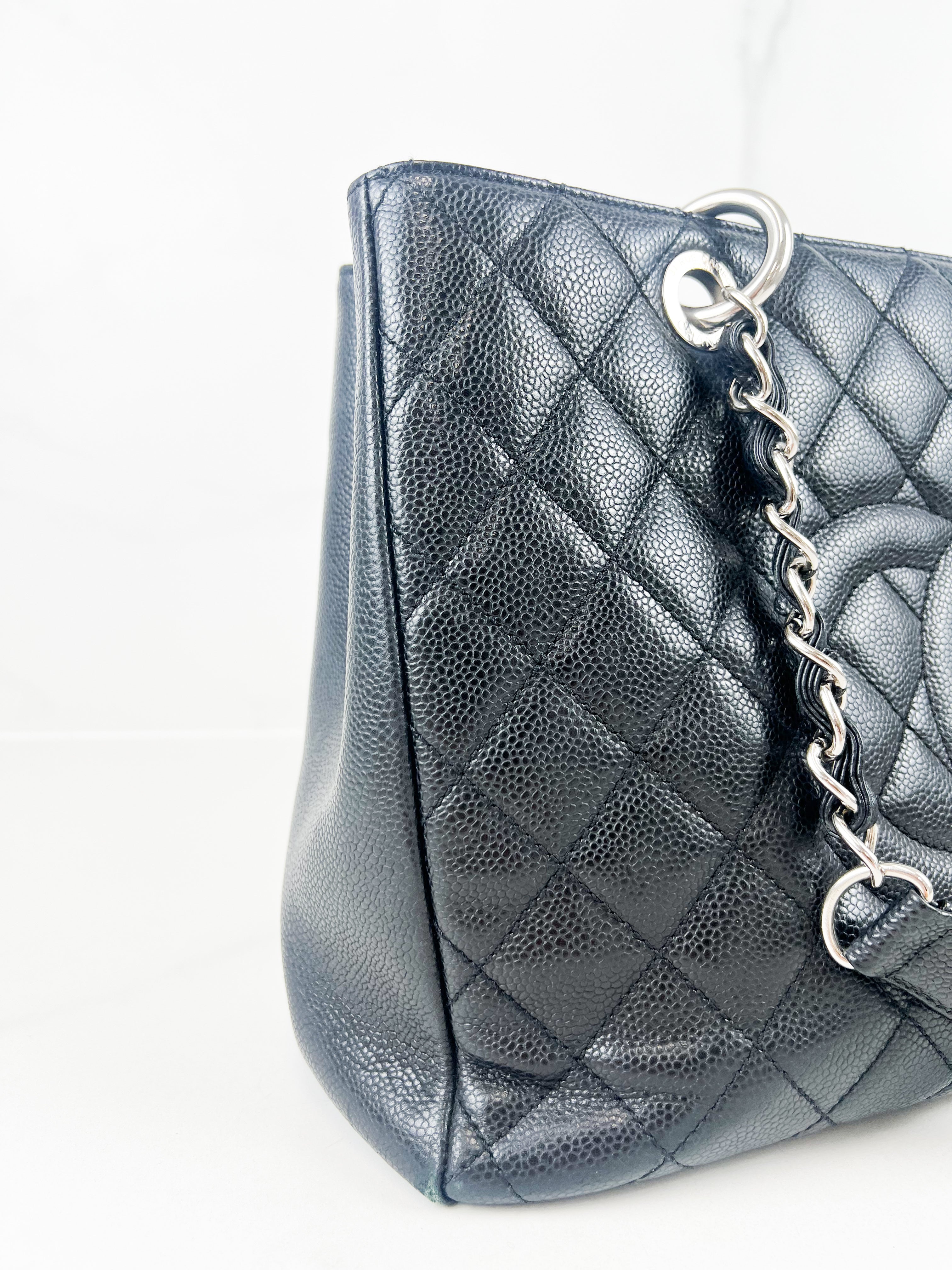 Chanel CC Black Caviar GST Tote