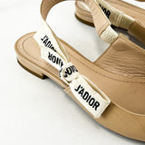 Christian Dior J'adior Slingback Ballerina Flat Size 35.5