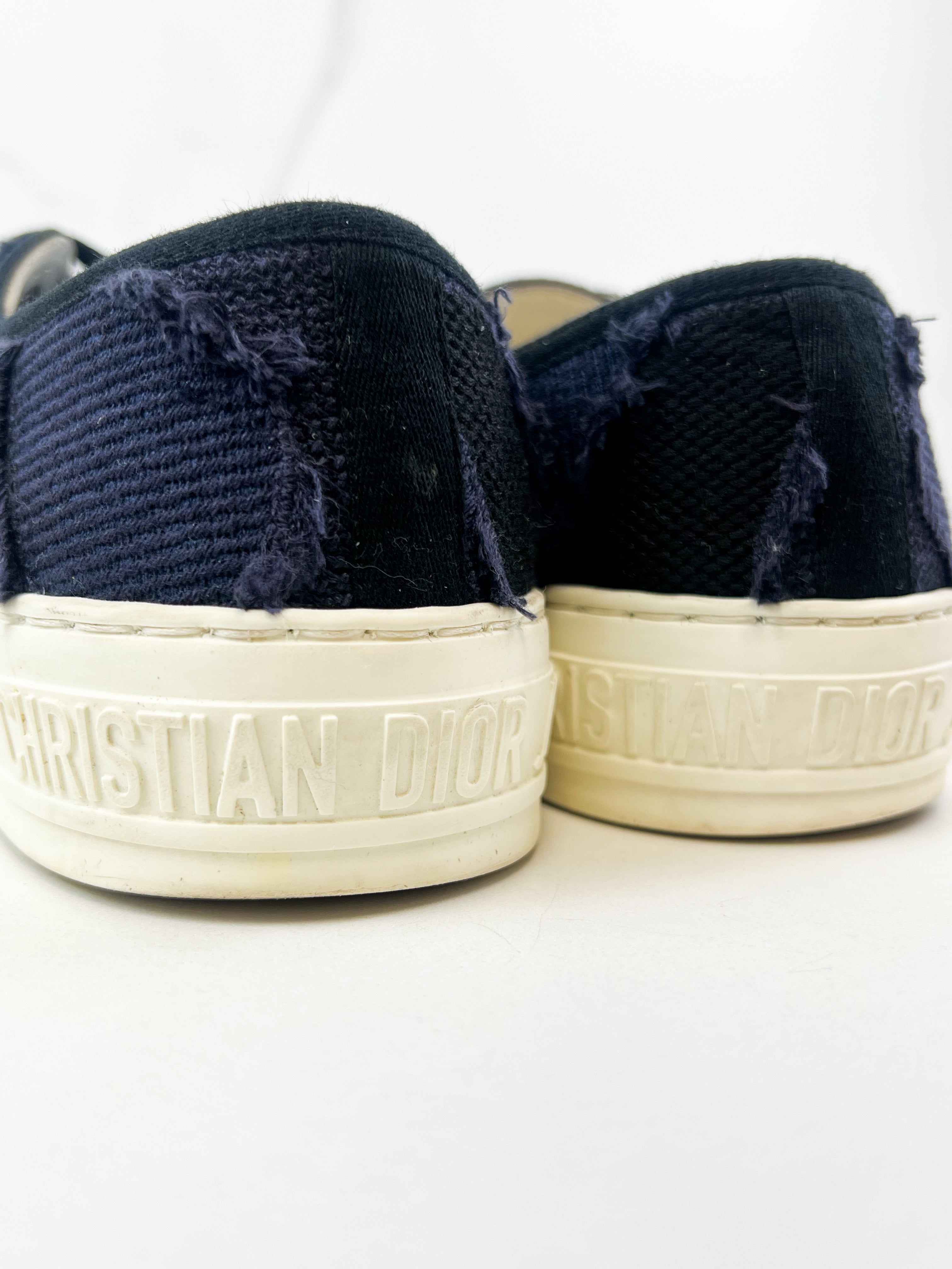 Christian Dior Walk'n'Dior Navy Sneaker Size 36.5