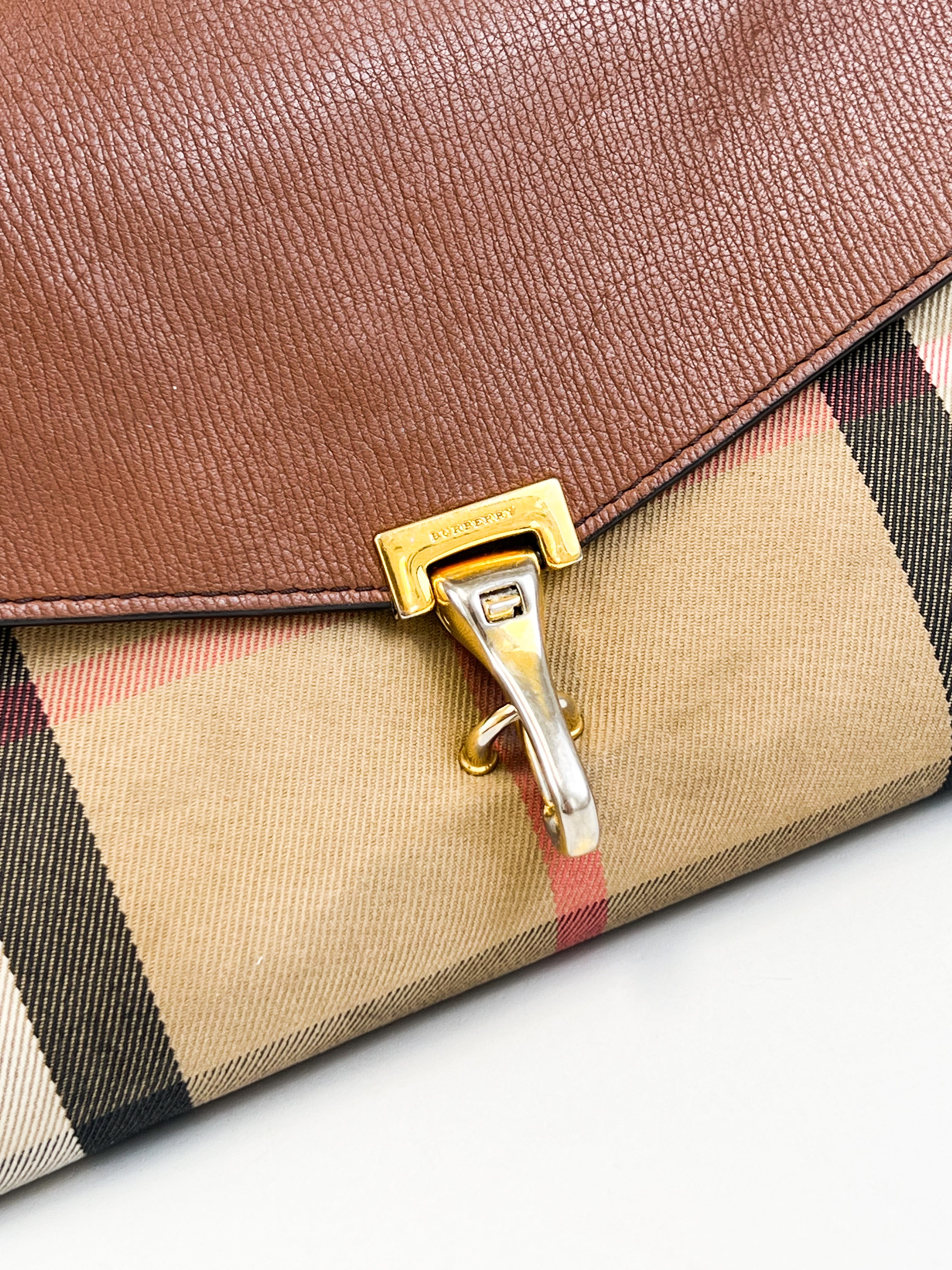 Burberry Macken Small Check Crossbody Bag