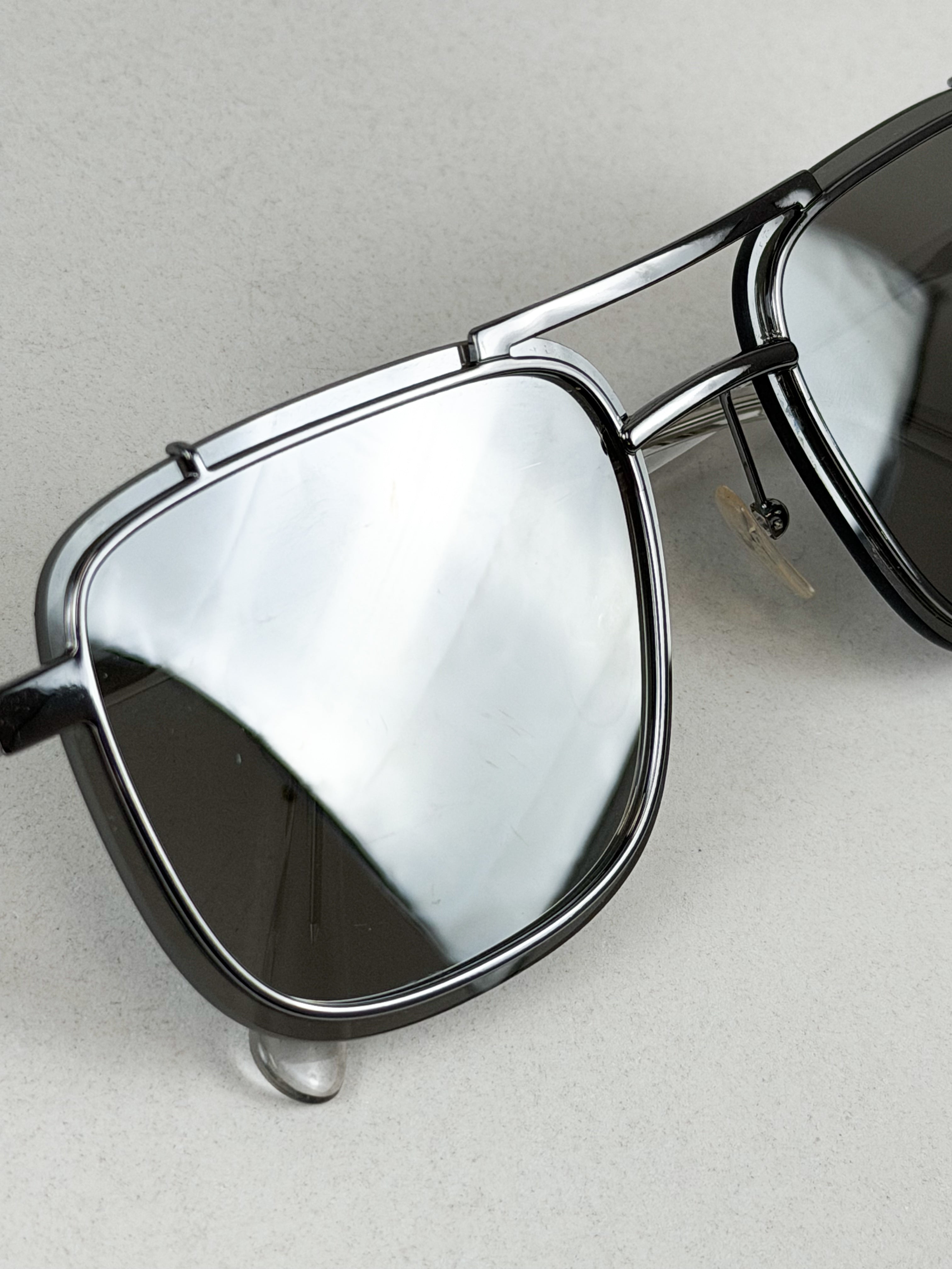 Prada Slim Metal Frame Reflection Sunglasses SPR59U