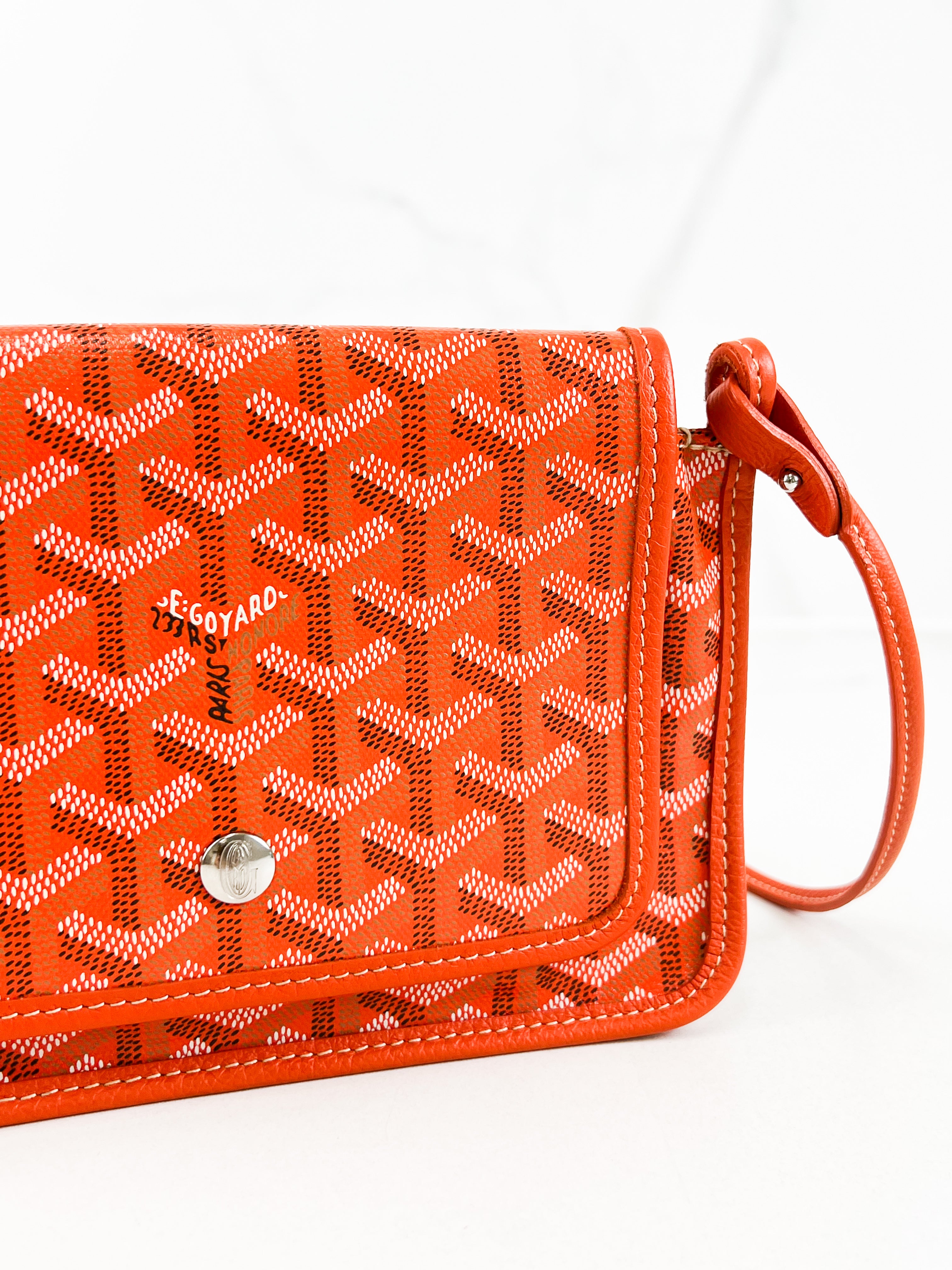 Goyard Plumet Orange Mini Crossbody Bag