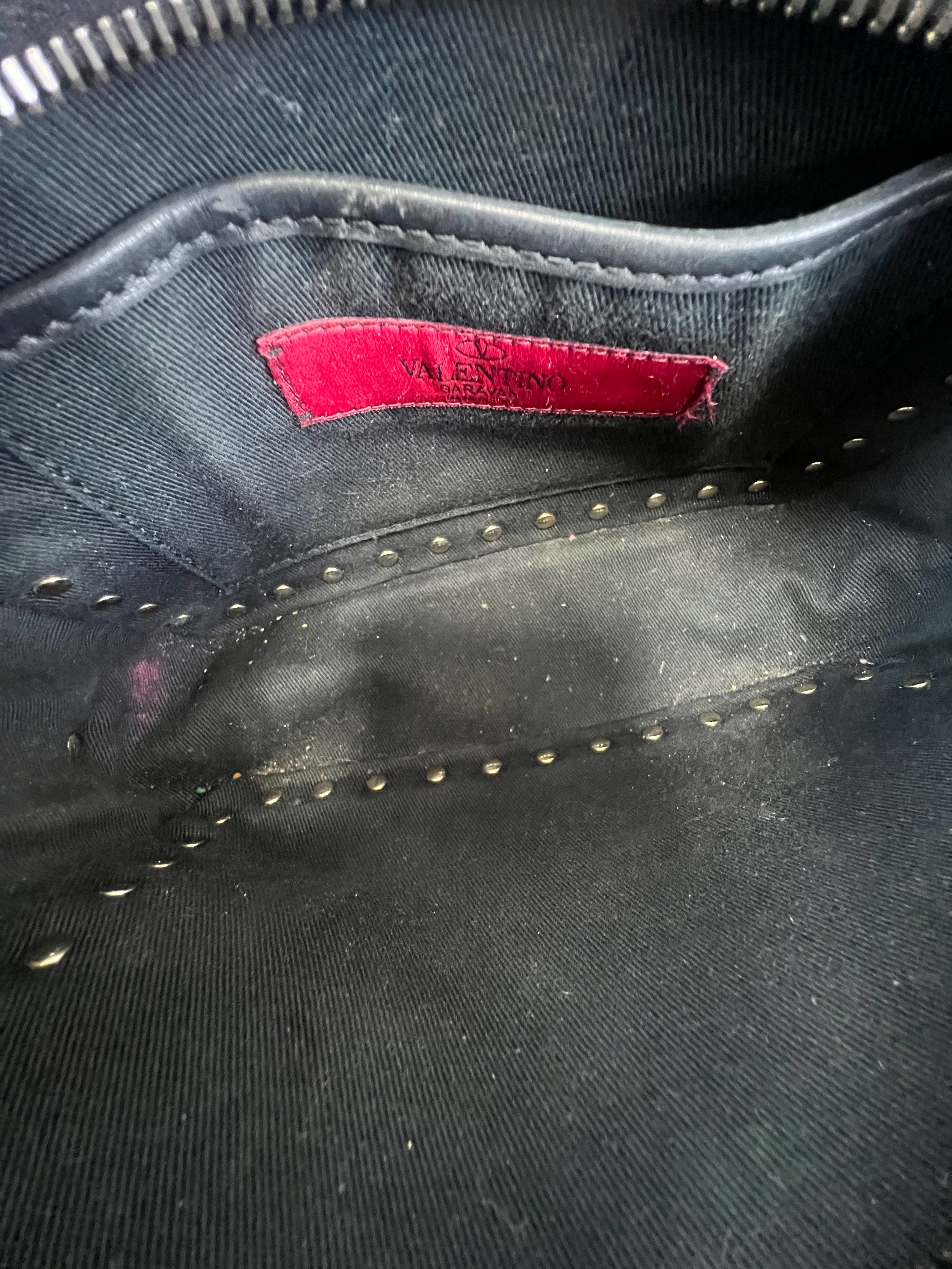 Valentino Garavani Black Rockstud Crossbody Bag