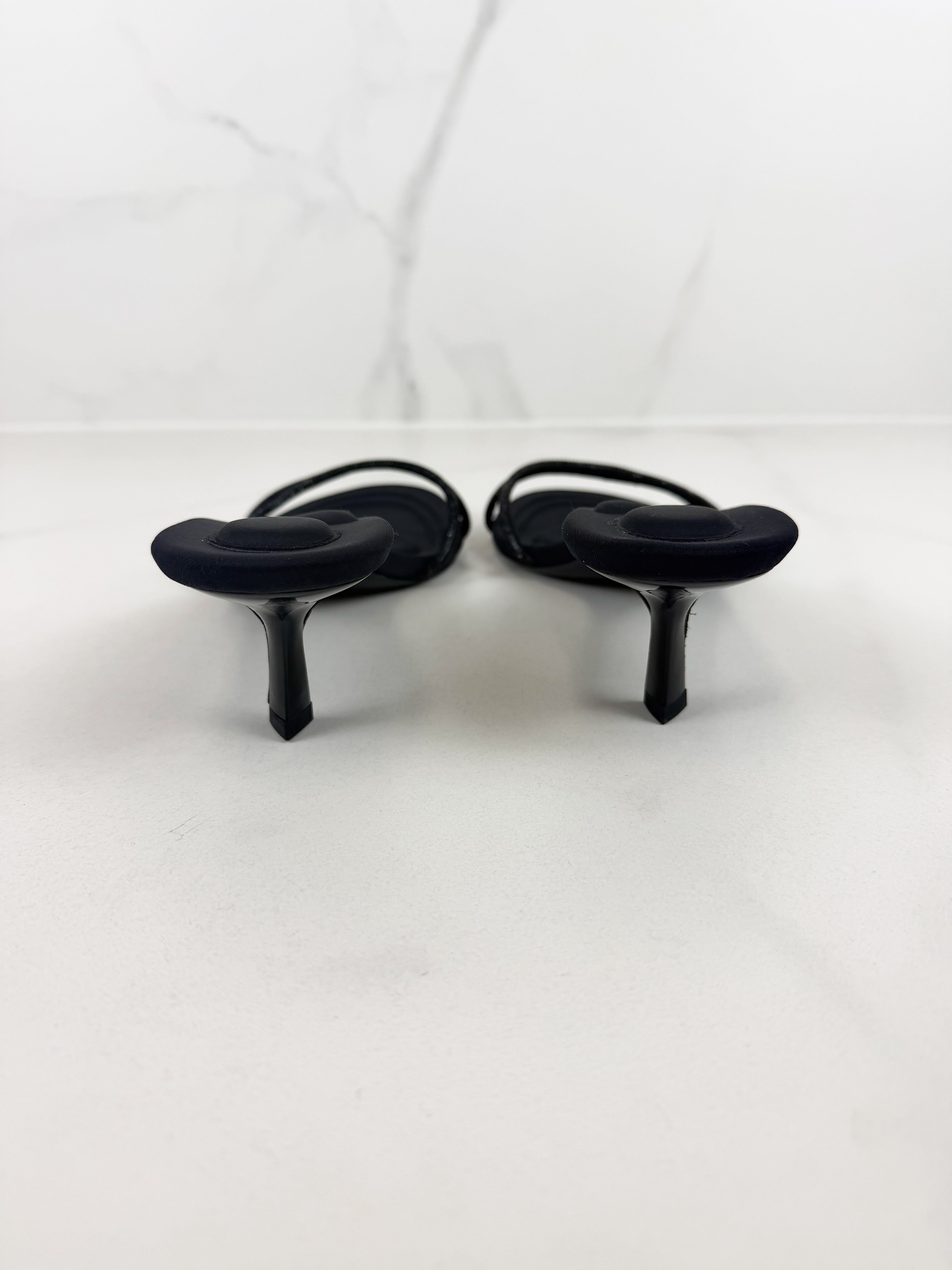 Alexander Wang Dahlia Crystal Kitten Heel Size 41
