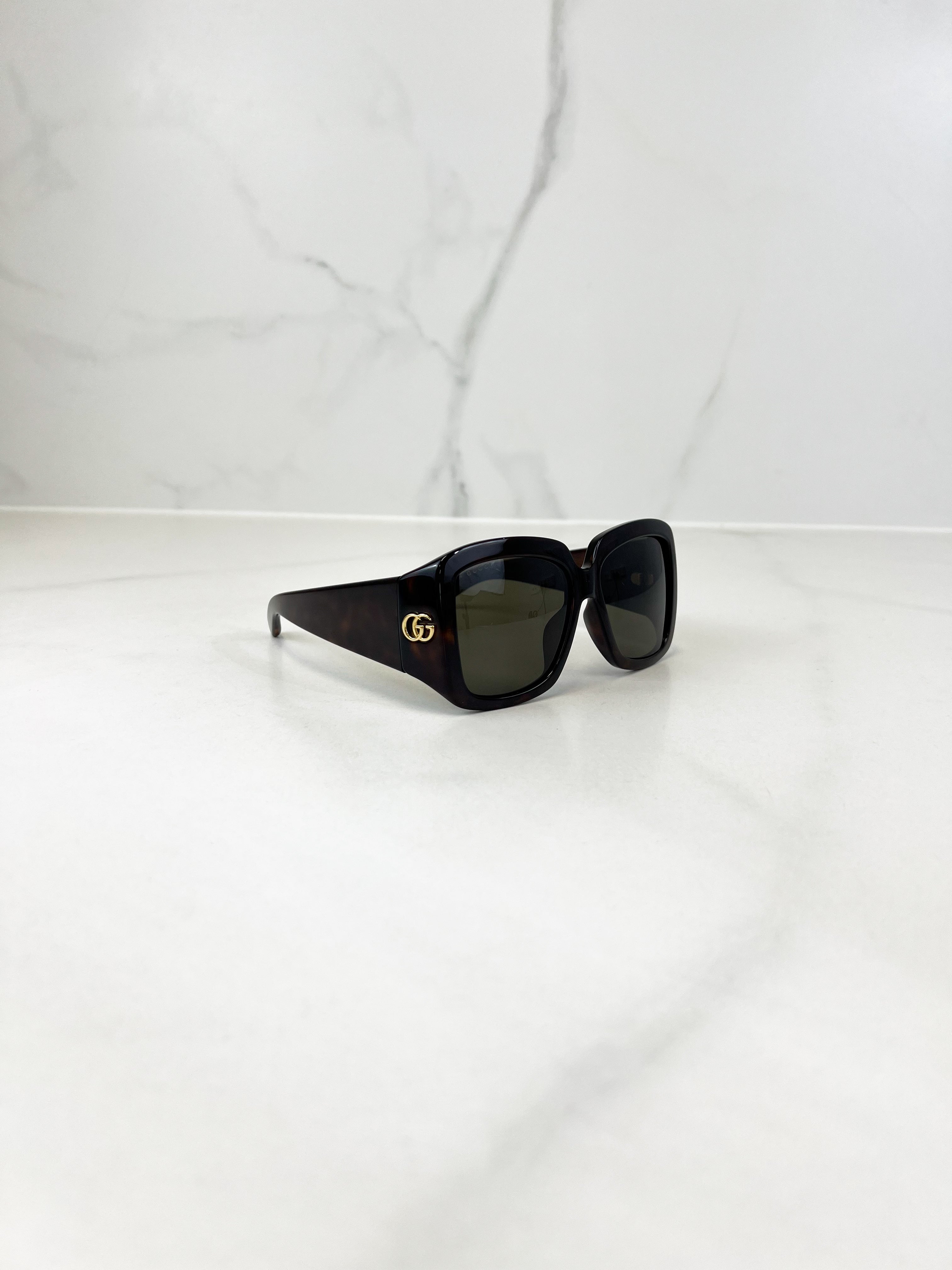 Gucci GG Logo Black Sunglasses