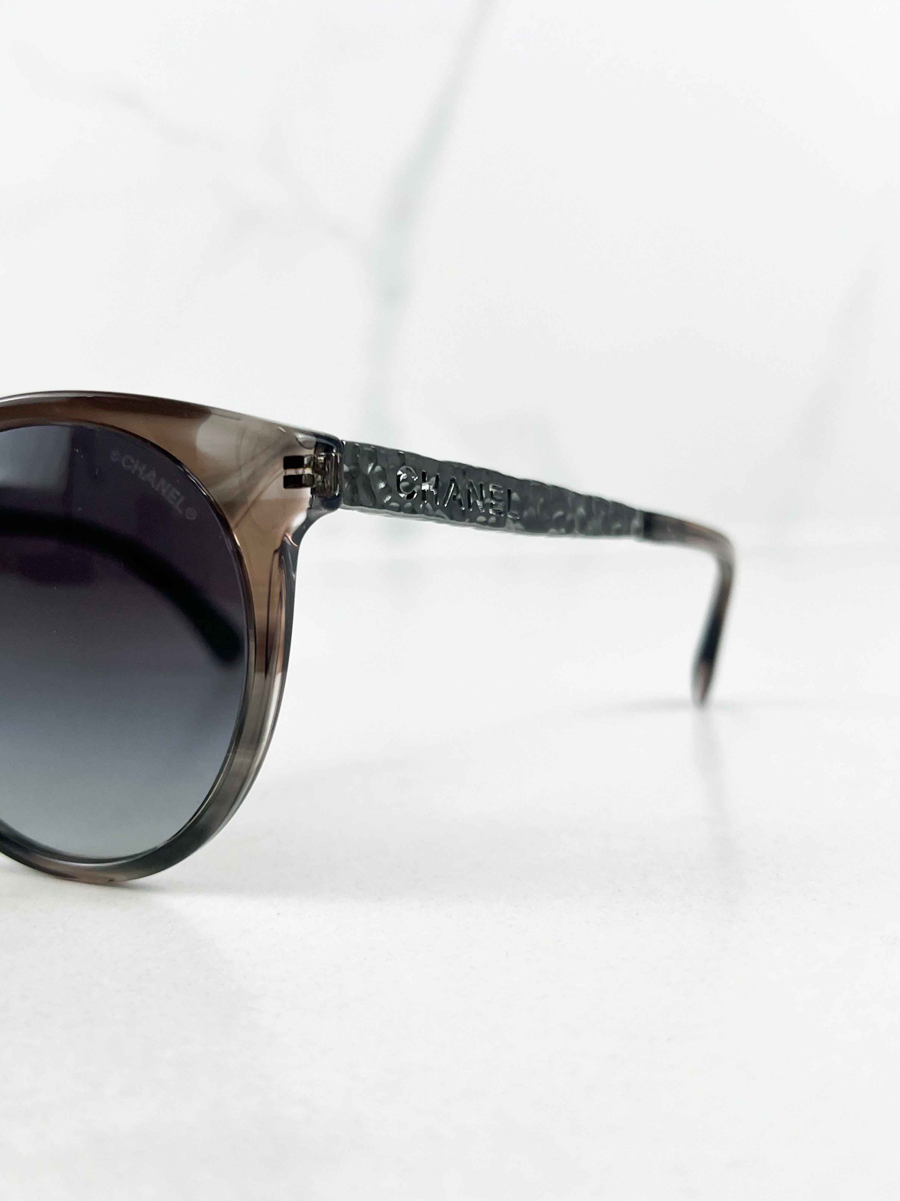 Chanel 5440 Grey Round Sunglasses