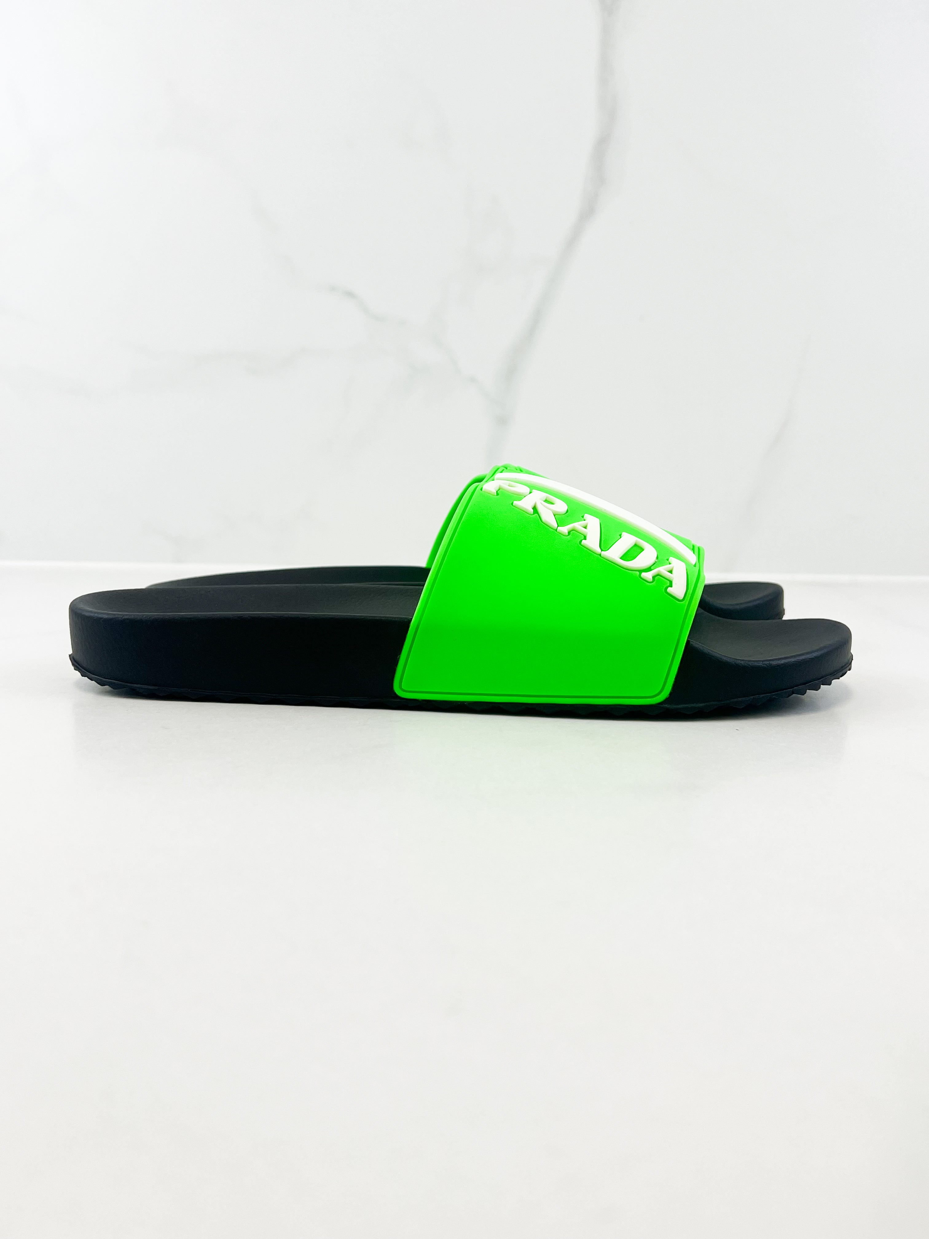 Prada Men's Pool Slides Size