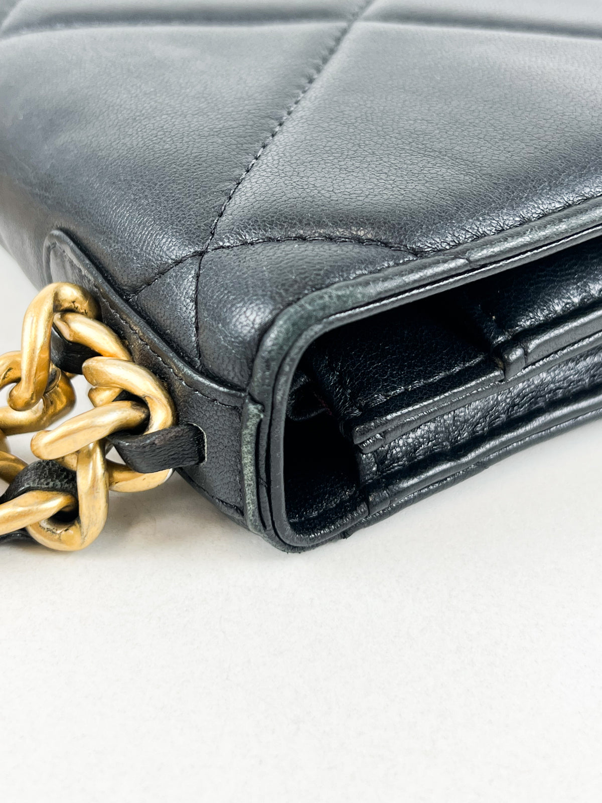 Chanel 19 Wallet on Chain WOC in Lambskin Leather
