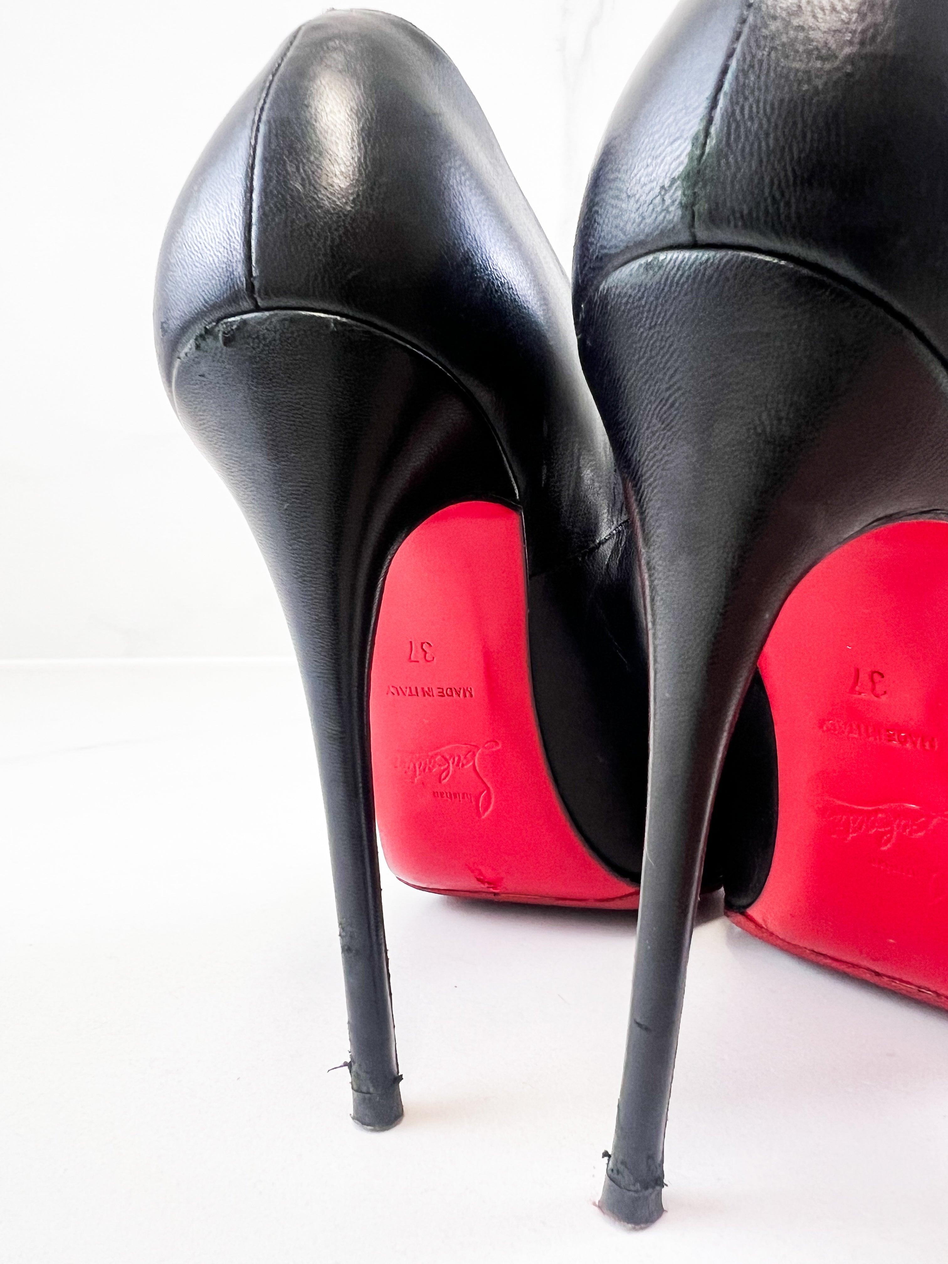 Christian Louboutin Black So Kate 120 Size 37