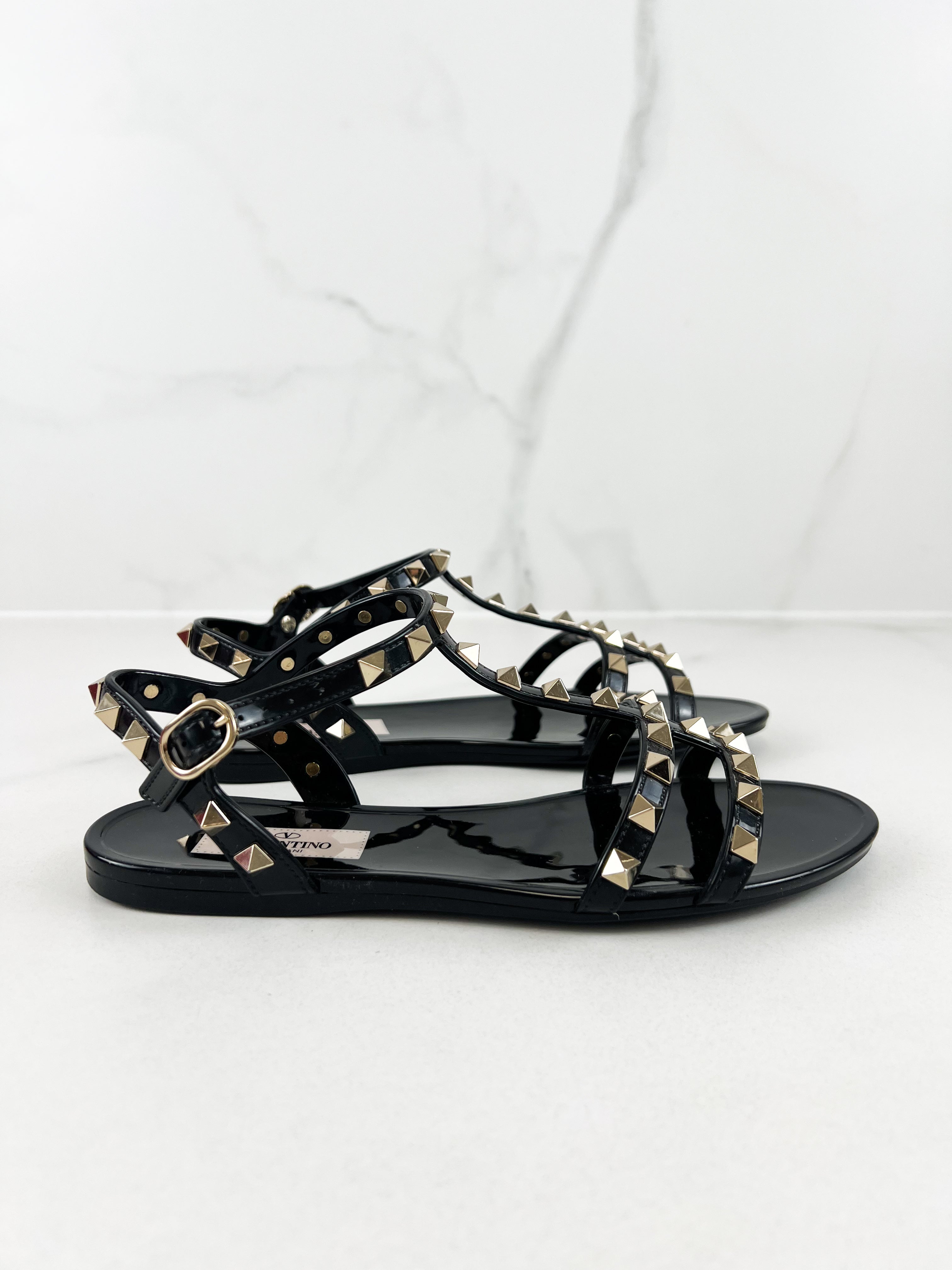 Valentino Jelly Rockstud Sandals Size 35