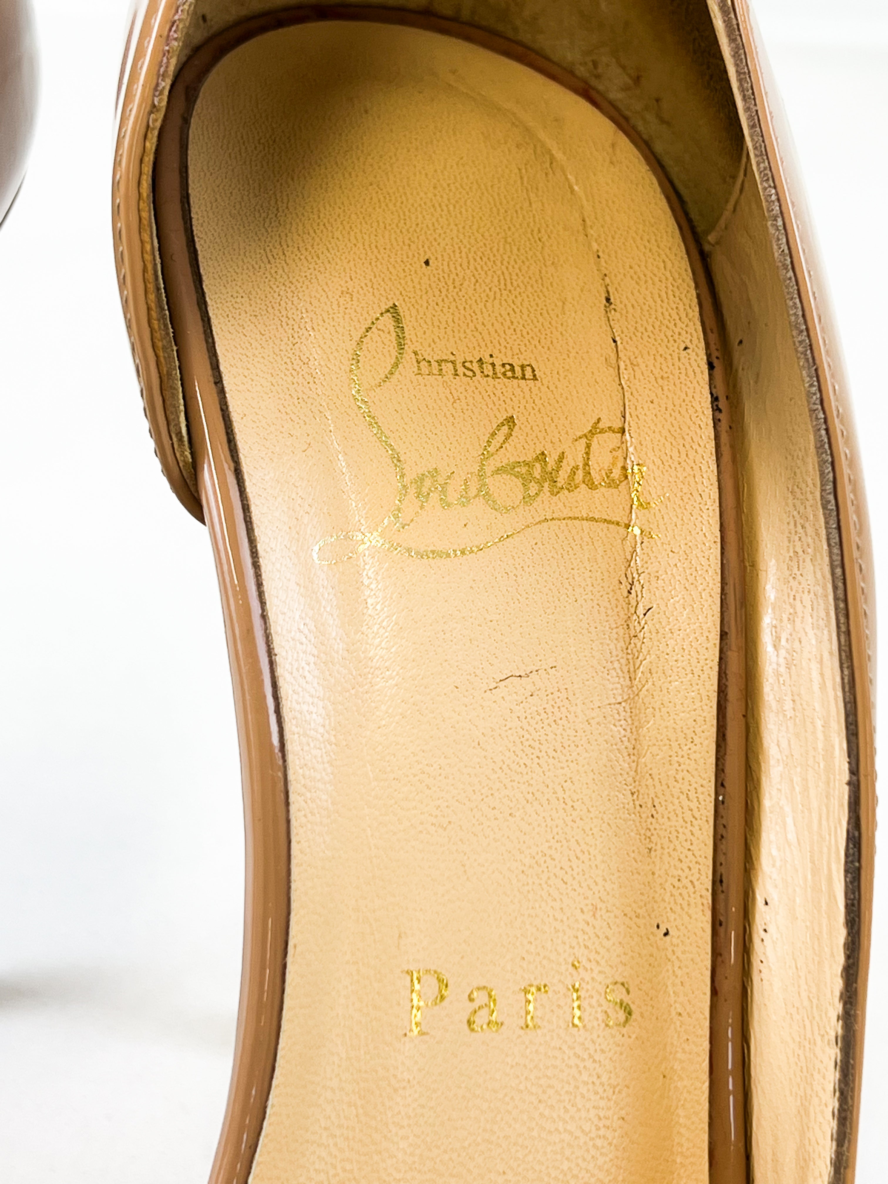 Christian Louboutin Iriza 100mm Size 37.5