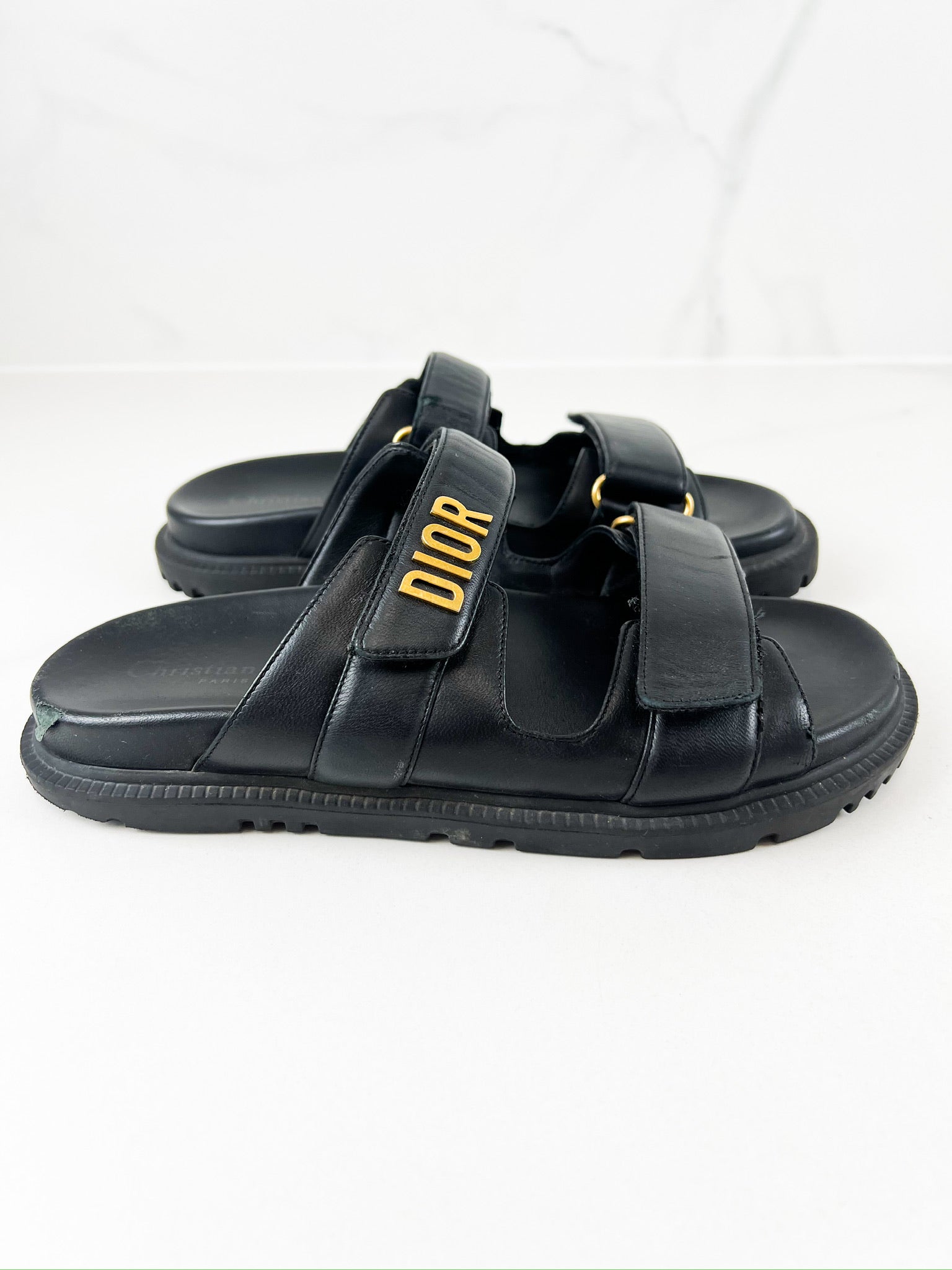 Christian Dior Dioract Slide in Black Size 38.5