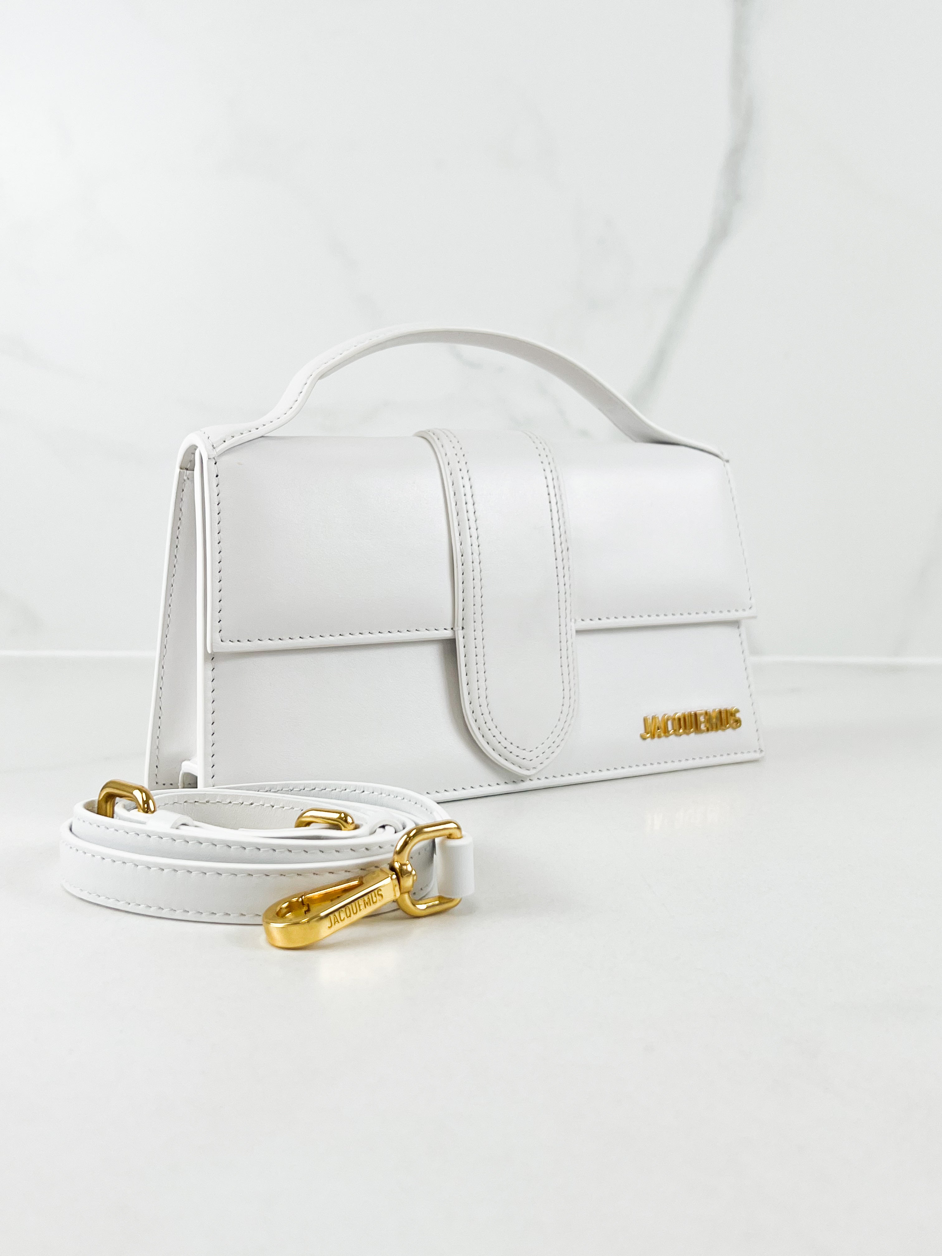 Jacquemus White Le Grand Bambino Tote Bag