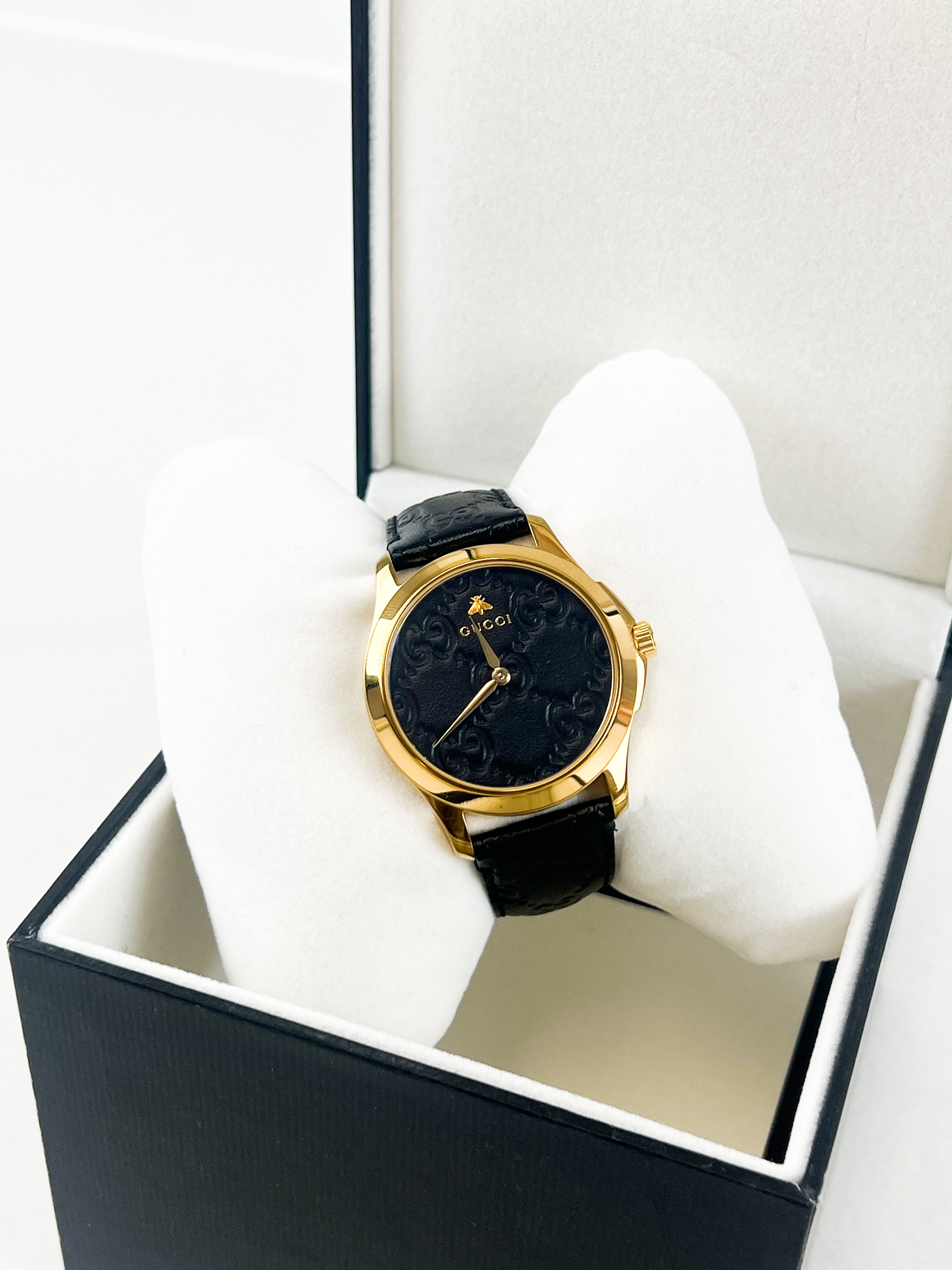 Gucci G-Timeless Watch with Gold-Tone Case