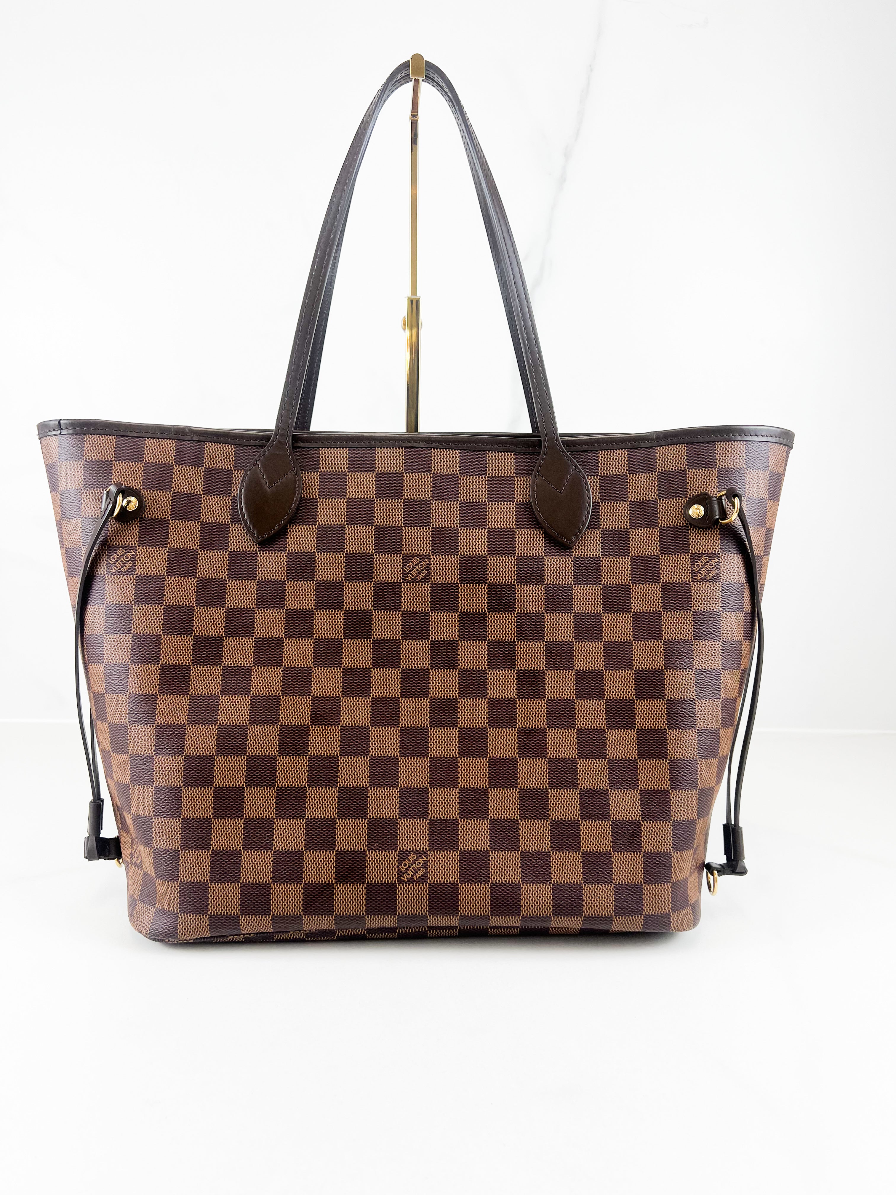 Louis Vuitton Damier Ebene Neverfull MM with Pouch