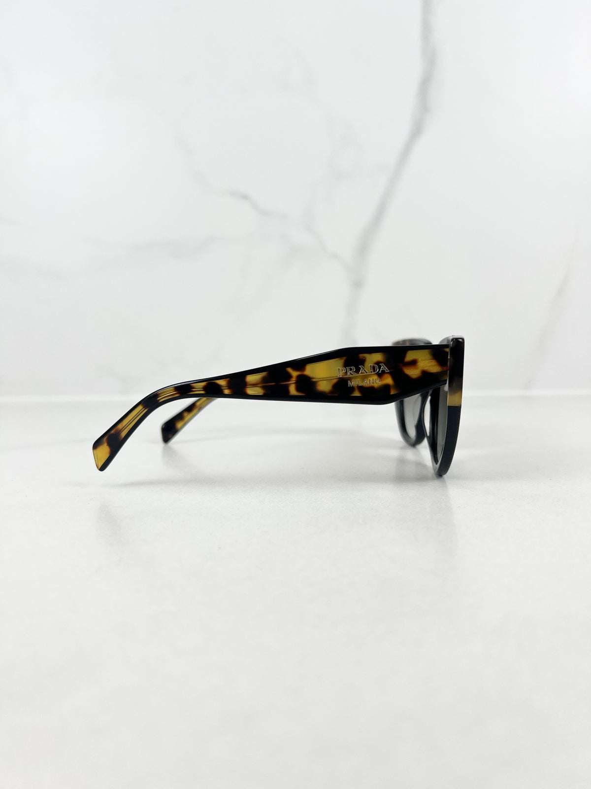 Prada Honey Tortoise Cat-Eye Sunglasses