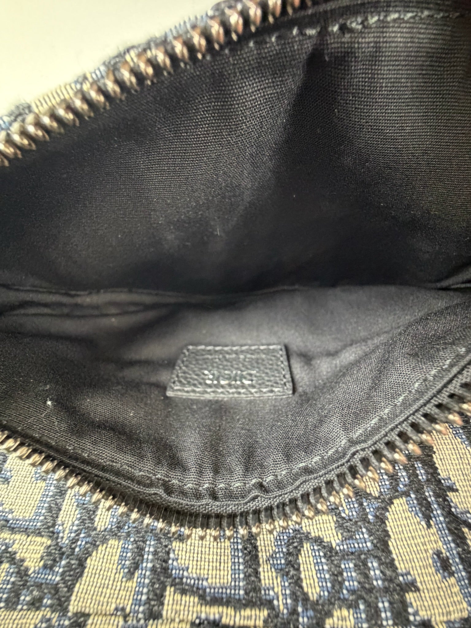 Christian Dior Unisex Saddle Bag in Oblique Canvas