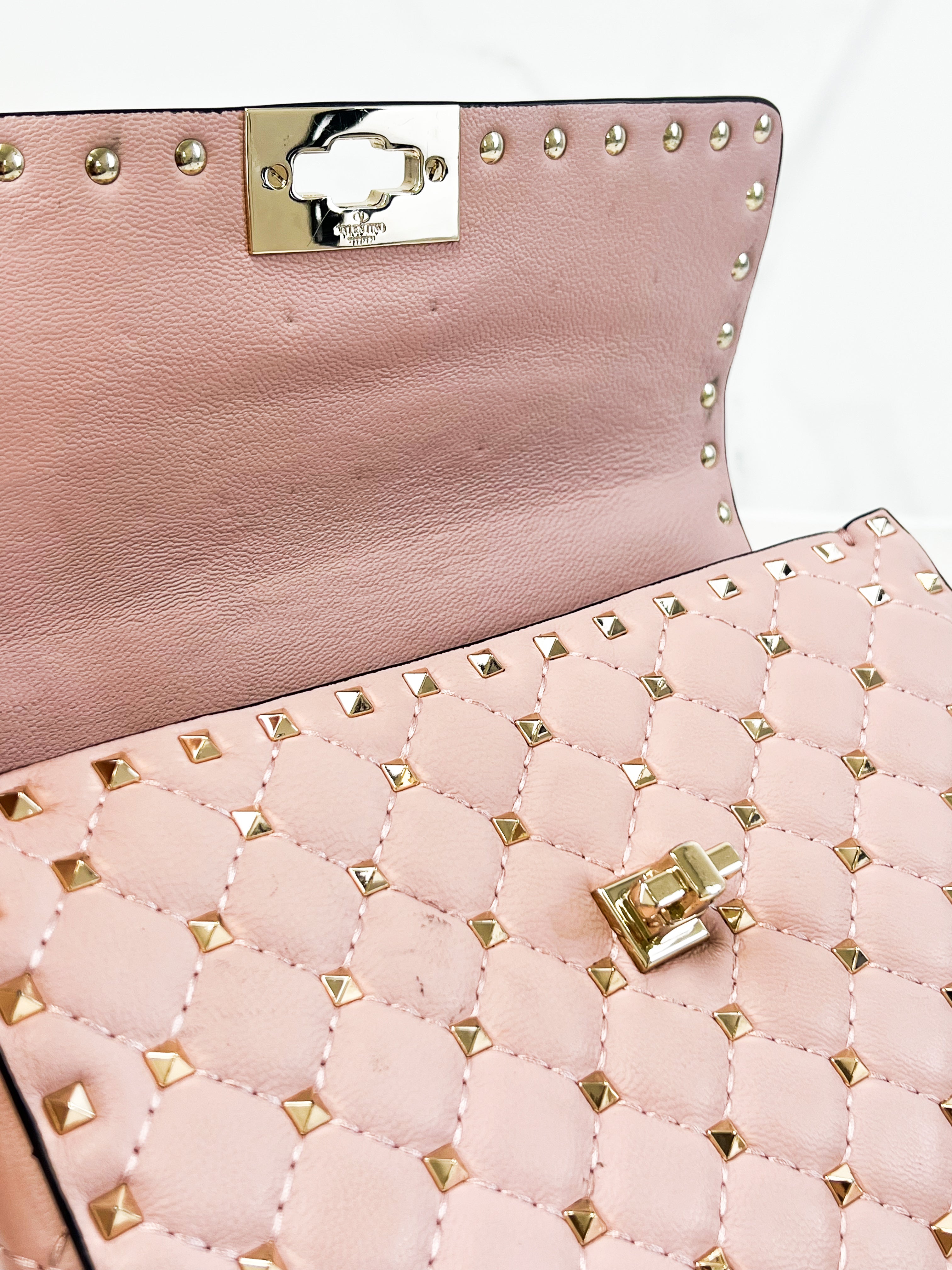 Valentino Garavani Rockstud Spike Nappa Leather Bag