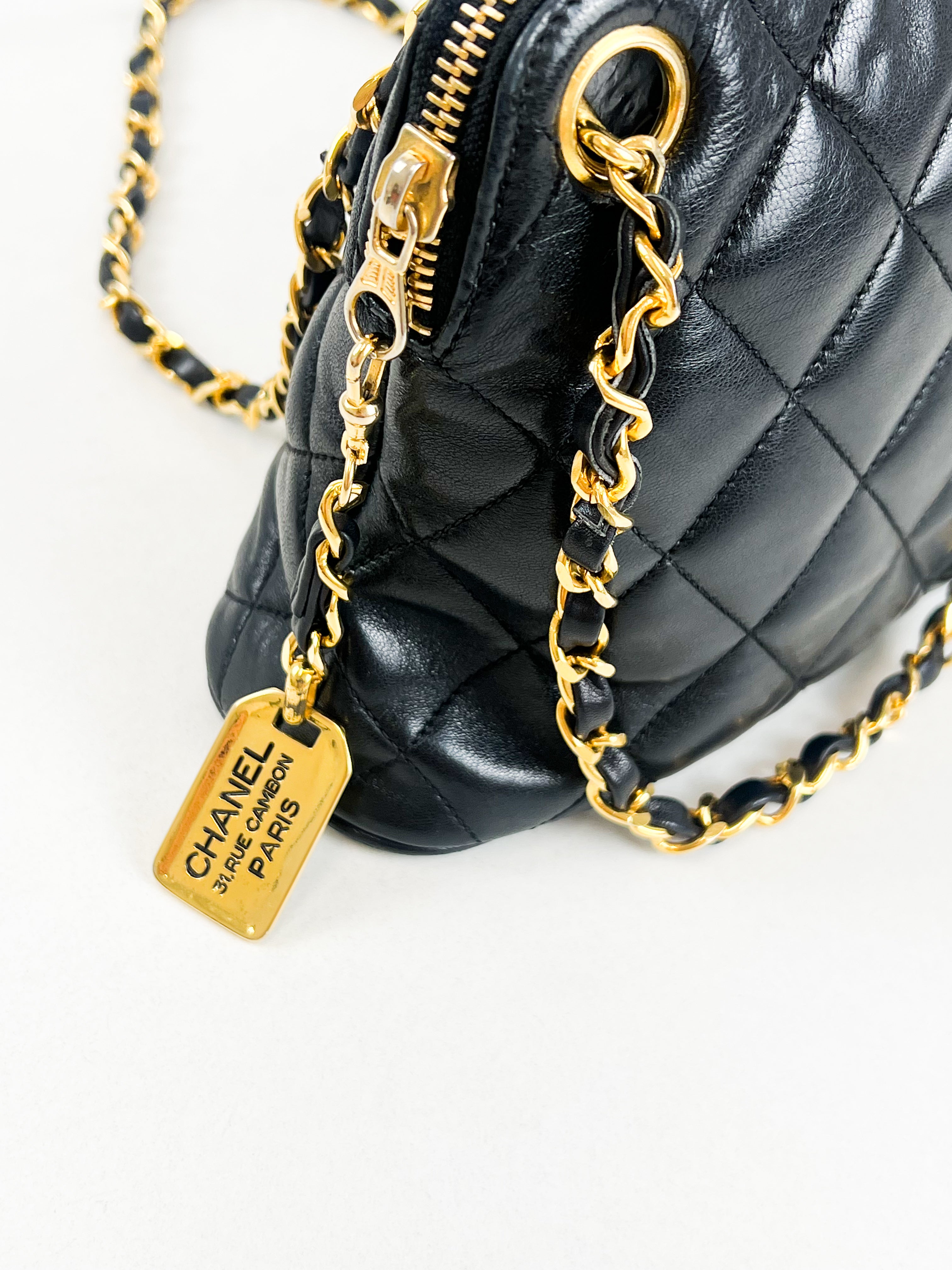 Chanel Vintage Matelasse Chain Shoulder Bag with GHW