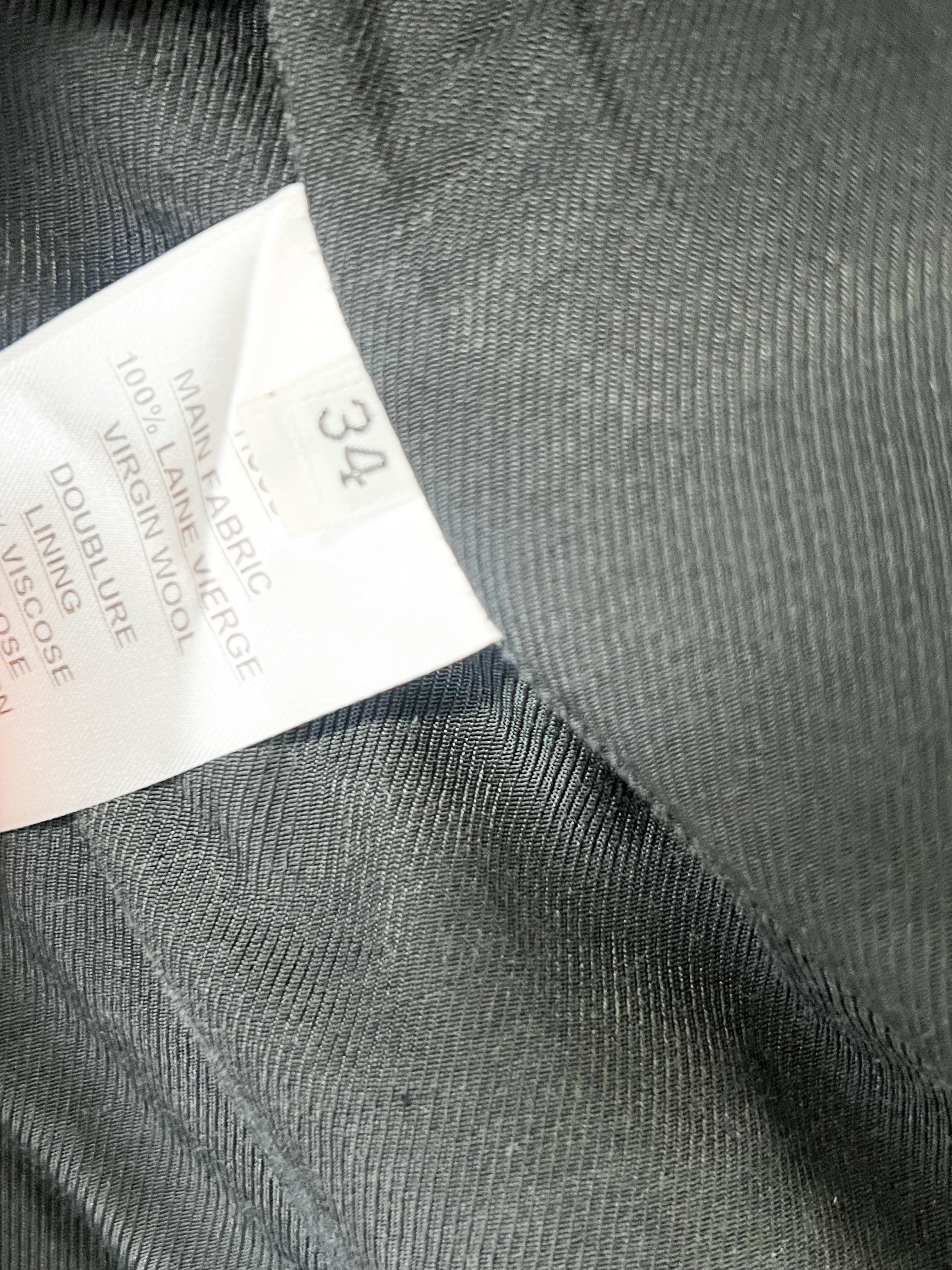 Balmain Blazer with Gold Buttons in Navy Size 34 (6)