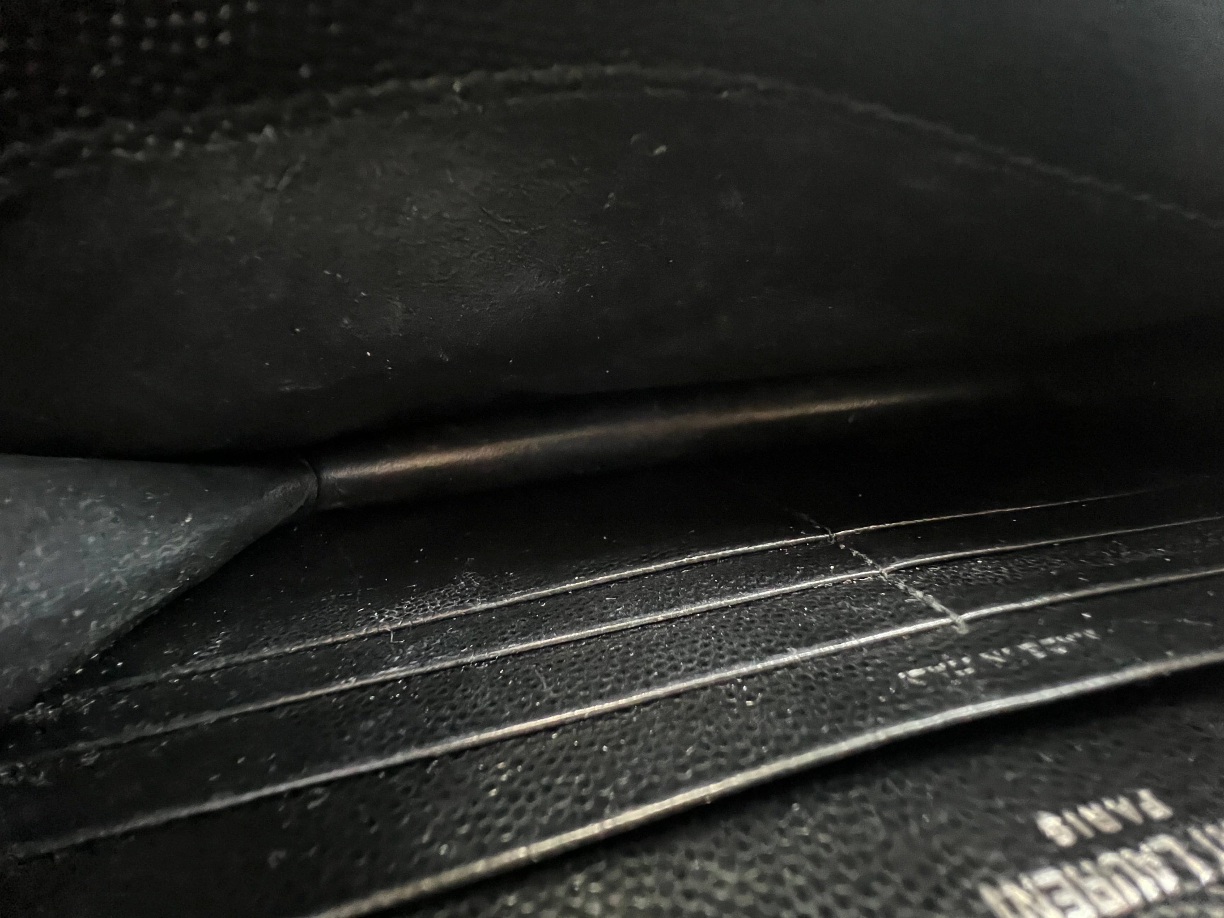 Saint Laurent Black Cassandre Envelope WOC