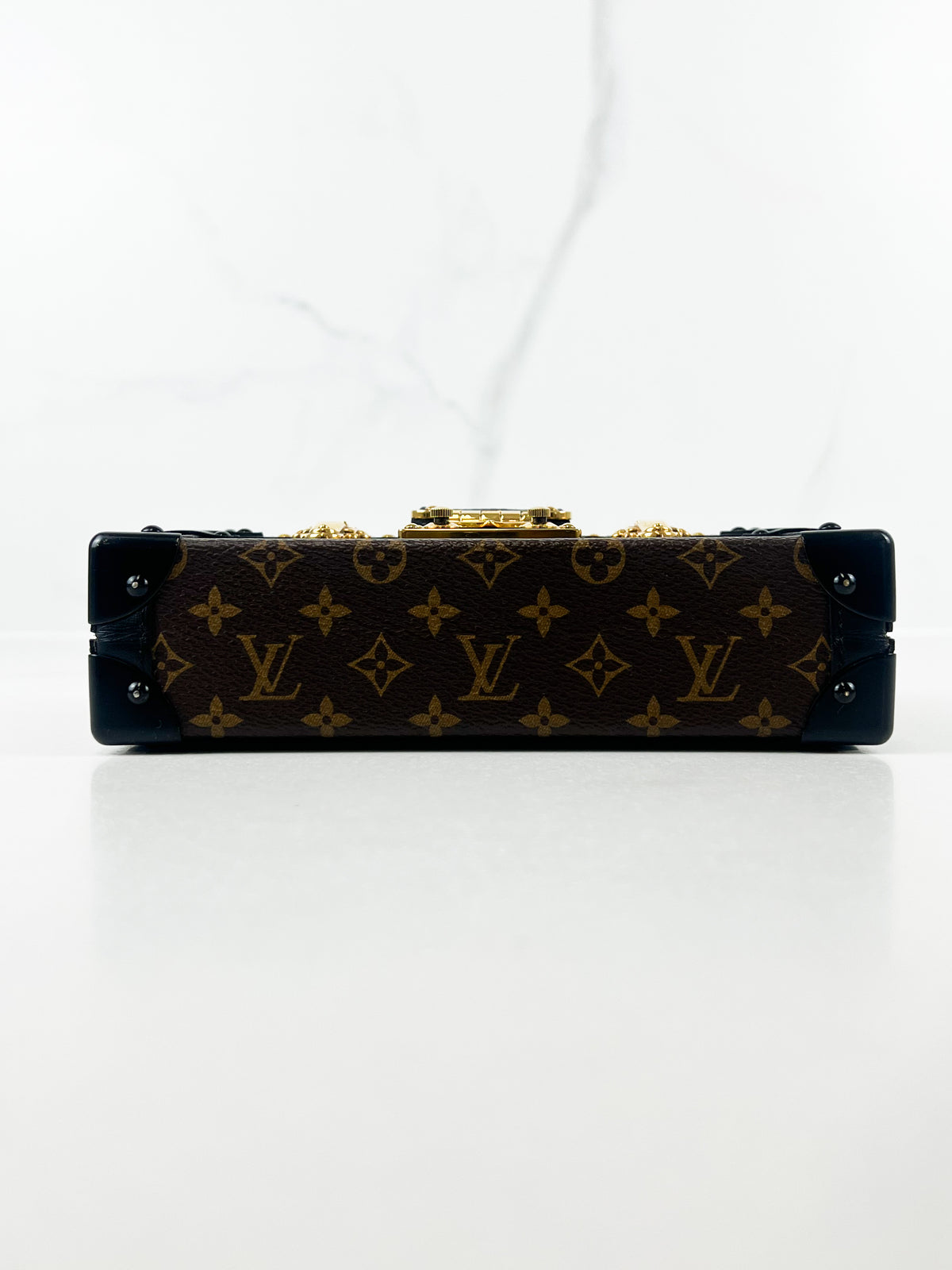 Louis Vuitton Monogram Canvas Petite Malle Clutch Bag