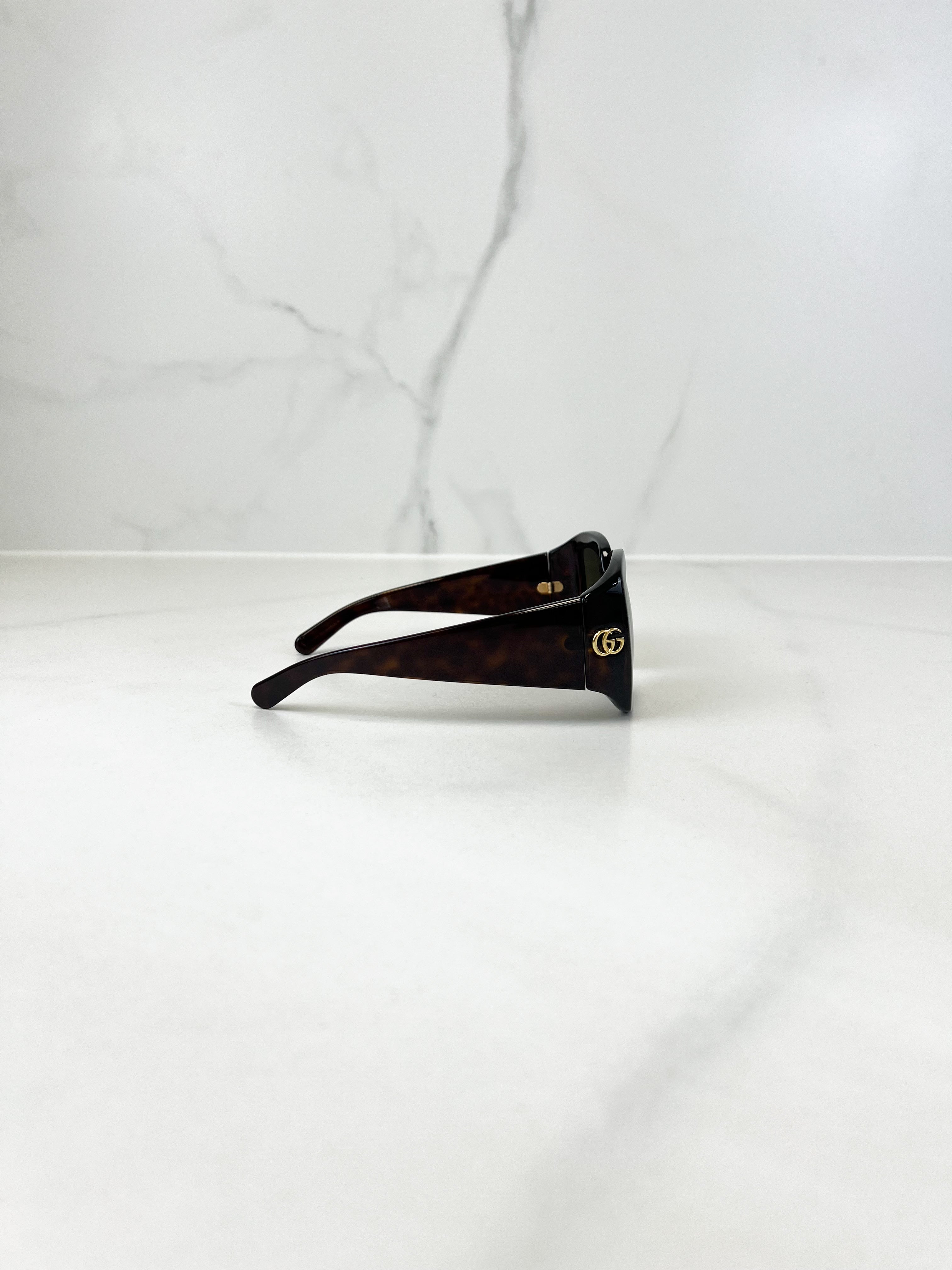 Gucci GG Logo Black Sunglasses