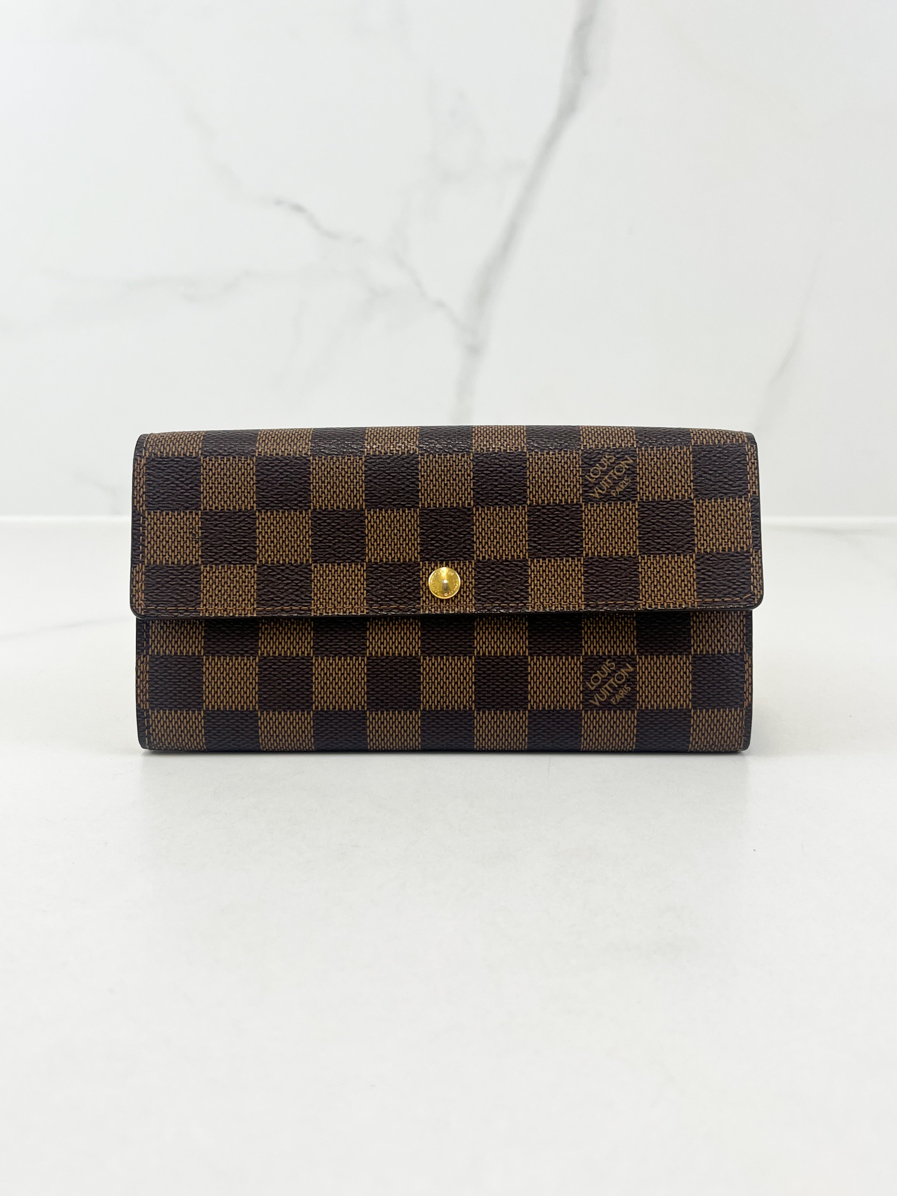 Louis Vuitton Sarah Wallet Damier Ebene