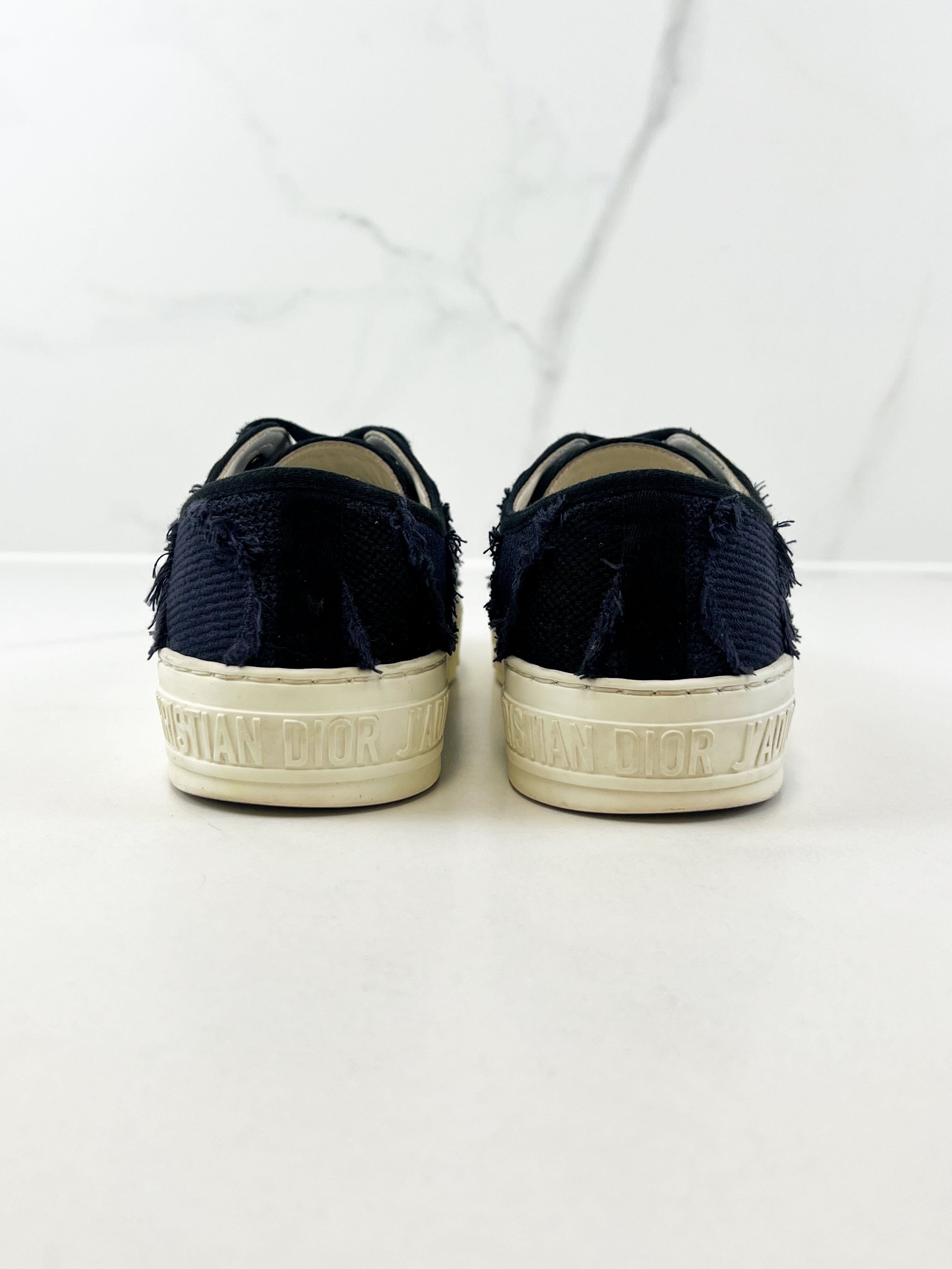 Christian Dior Walk'n'Dior Navy Sneaker Size 36.5