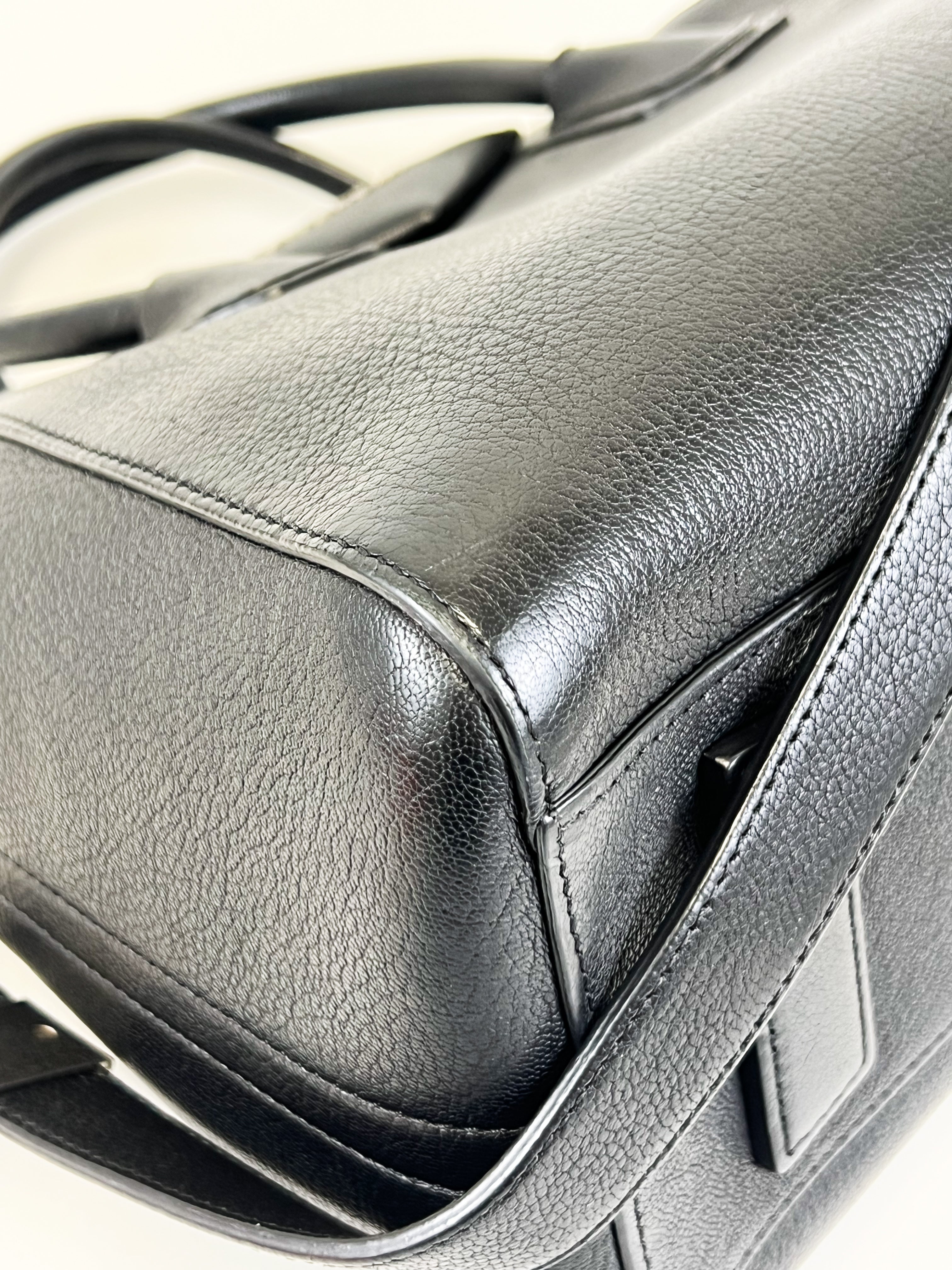 Givenchy Antigona Grained Leather Small Black Shoulder Bag